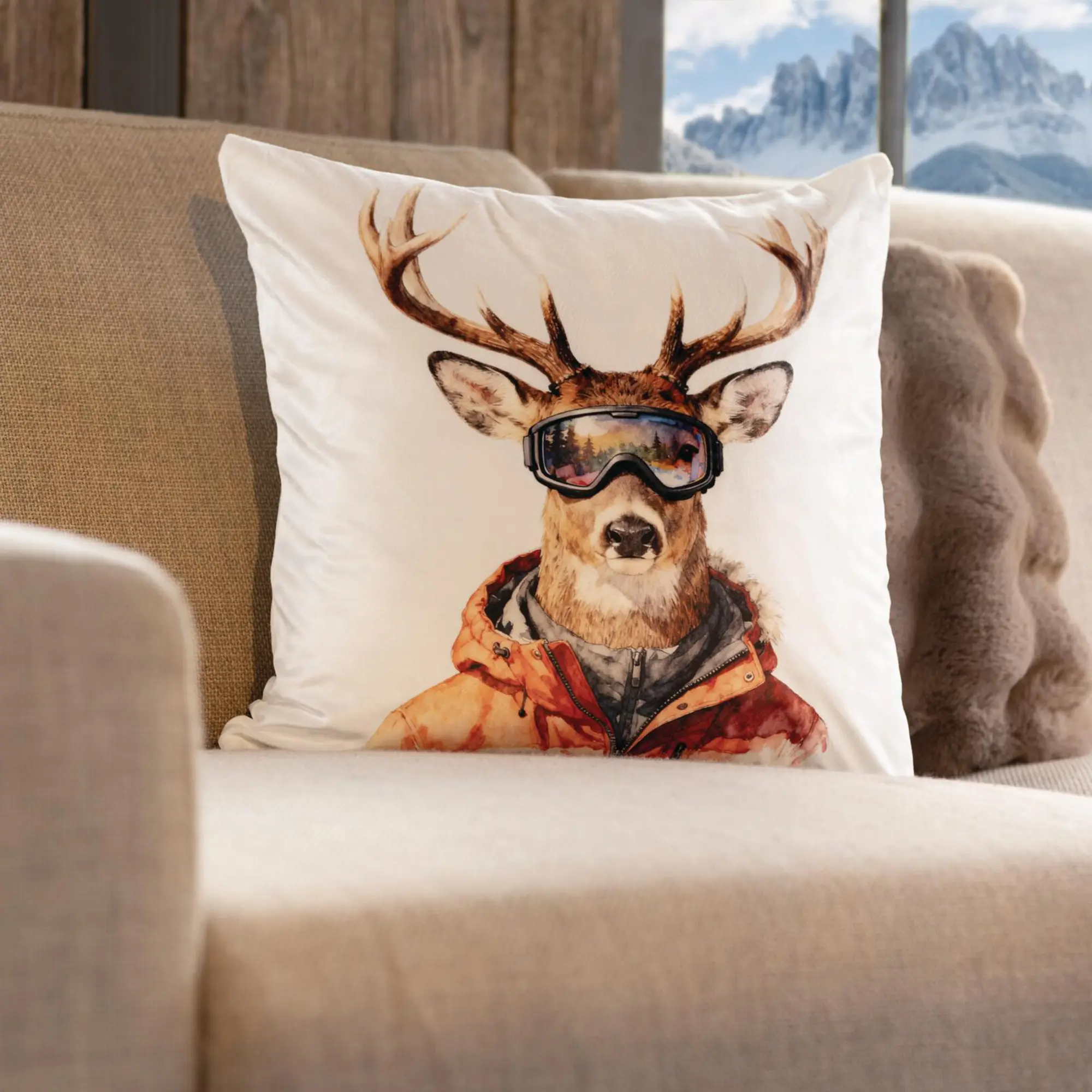 Kissenhülle "Après-Ski"  im Frank Flechtwaren Online Shop kaufen