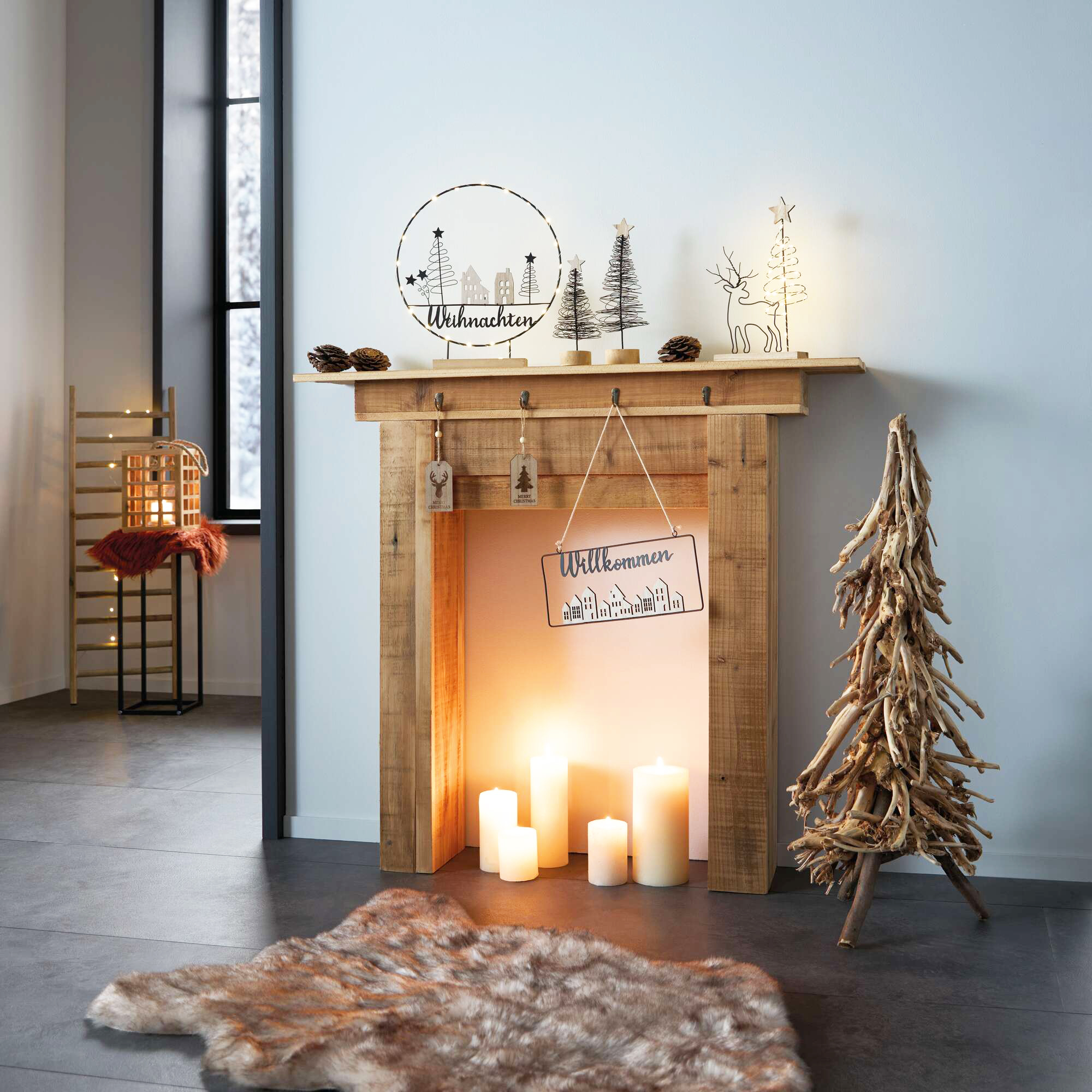 LED-Deko "Winterwald"  im Frank Flechtwaren Online Shop kaufen