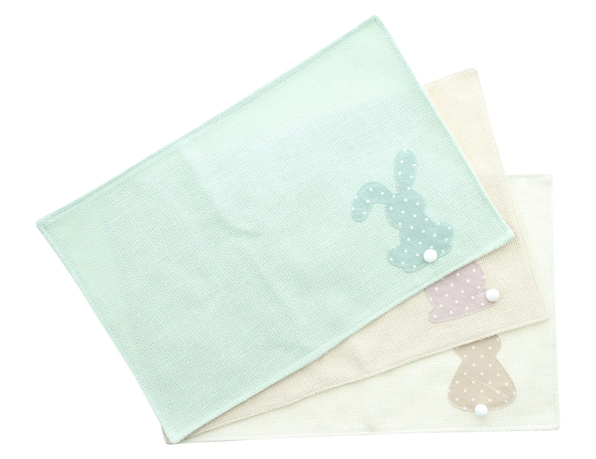 Platzmatte "Pastellhäschen", 3er Set  im Frank Flechtwaren Online Shop für Ostern kaufen
