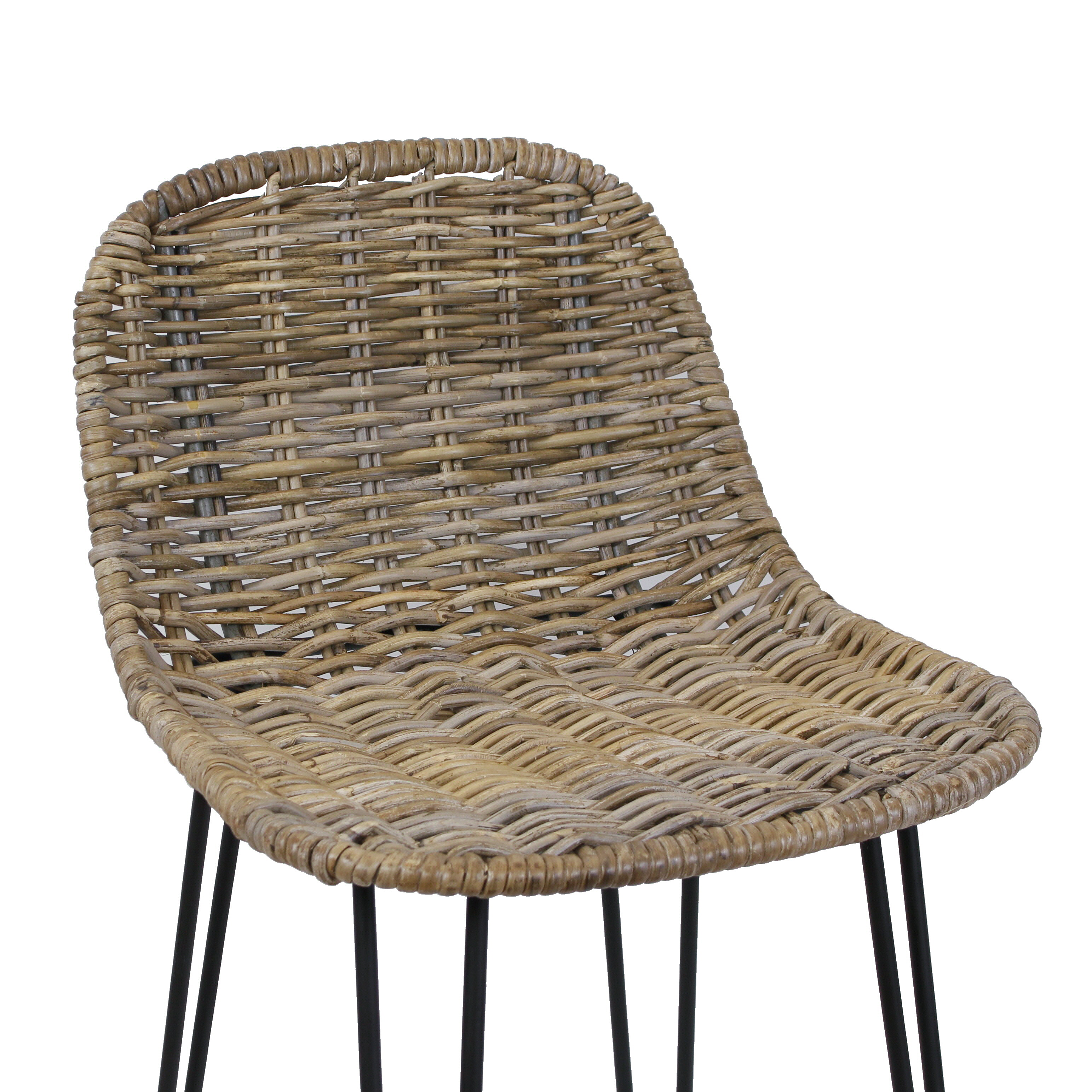 Rattanbarstuhl "Modern Line"  im Frank Flechtwaren Online Shop für Küche kaufen