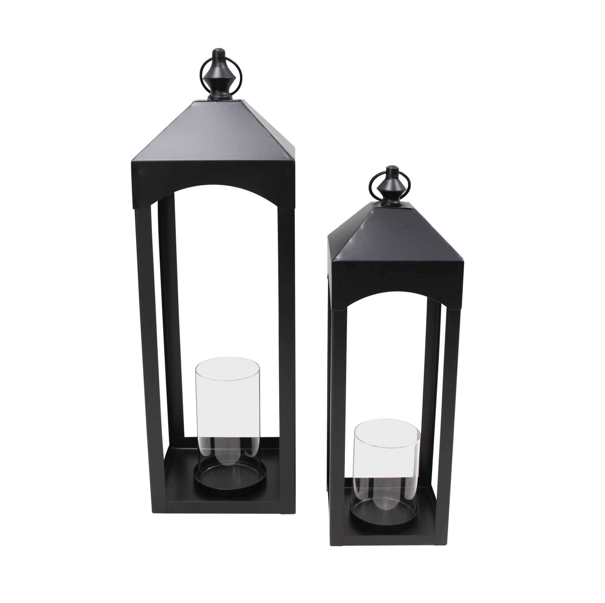 Laterne "Black", 2er Set  im Frank Flechtwaren Online Shop kaufen