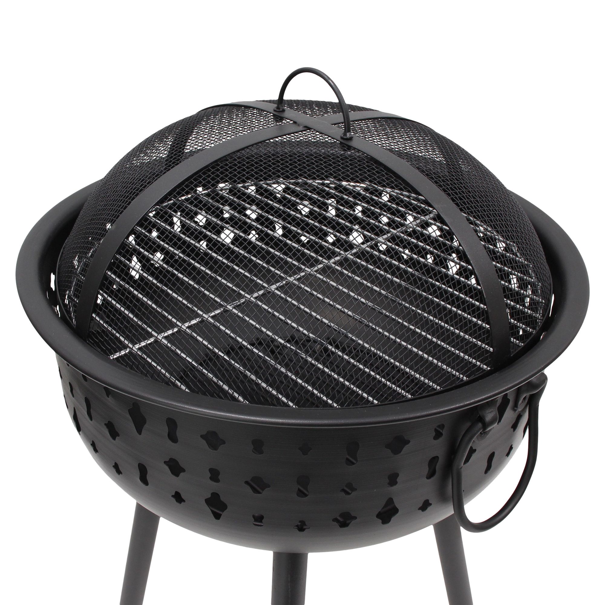 Grill "Black"  im Frank Flechtwaren Online Shop für Feuerschalen kaufen
