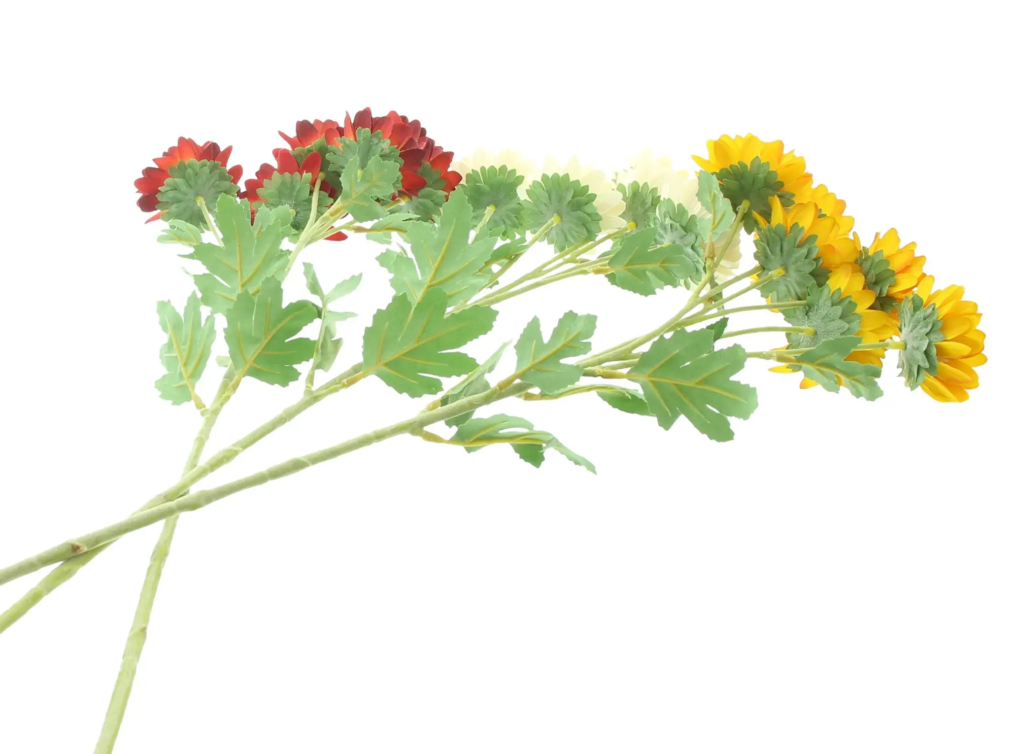 Kunstblume "Chrysantheme", 3er Set  im Frank Flechtwaren Online Shop für Herbstfarben kaufen