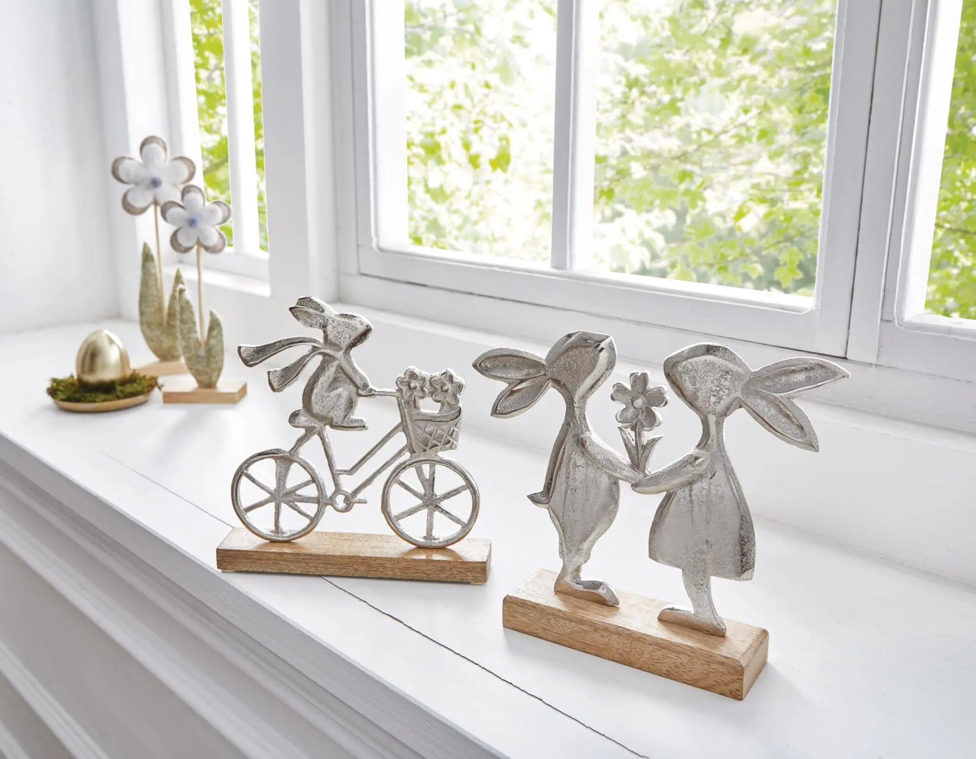 Hasendeko "Spritztour"  im Frank Flechtwaren Online Shop für Hasen &amp; Co kaufen