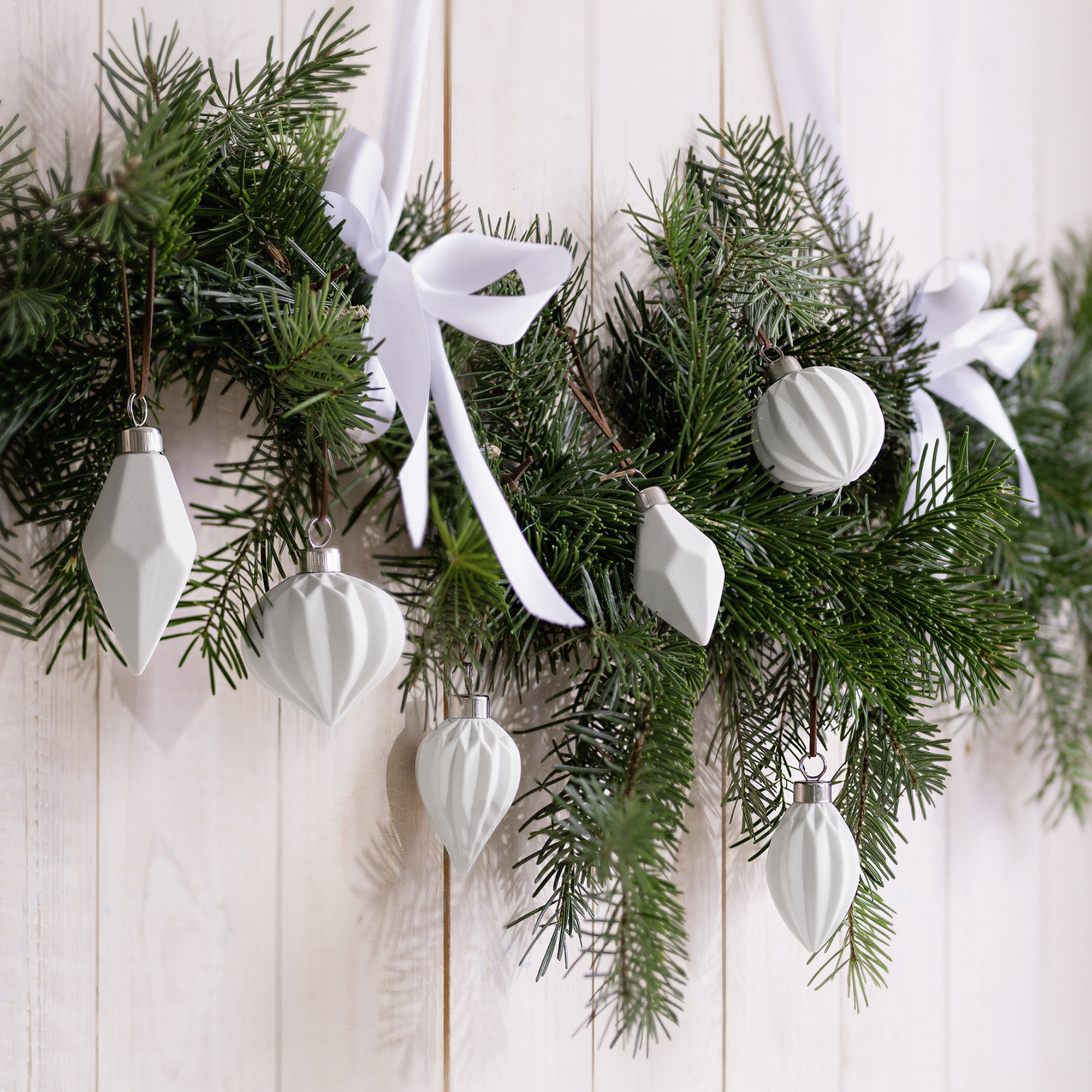 Hänger "Ornament", 6er Set  im Frank Flechtwaren Online Shop für Weihnachten kaufen