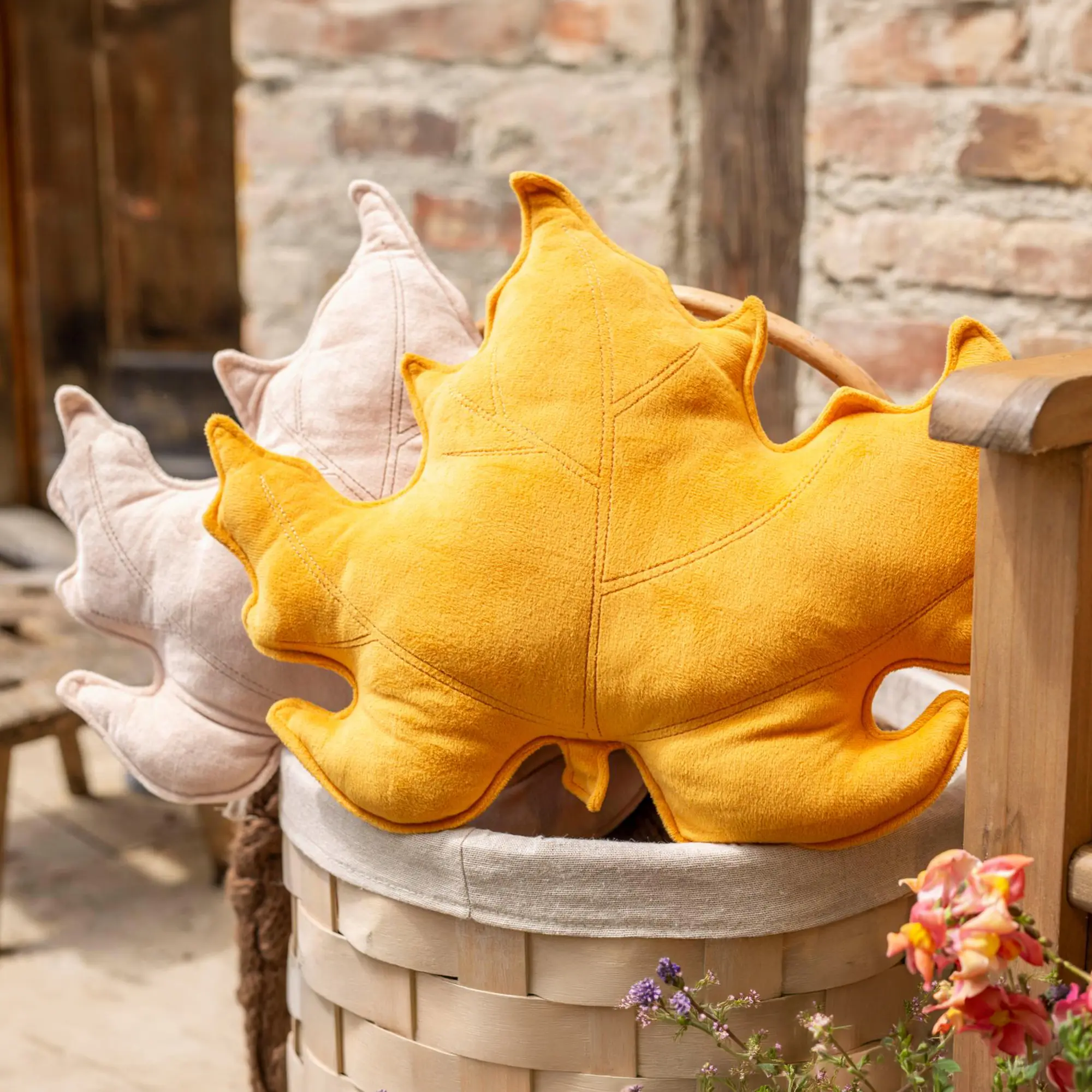 Deko-Kissen "Ahorn", 2er Set  im Frank Flechtwaren Online Shop kaufen