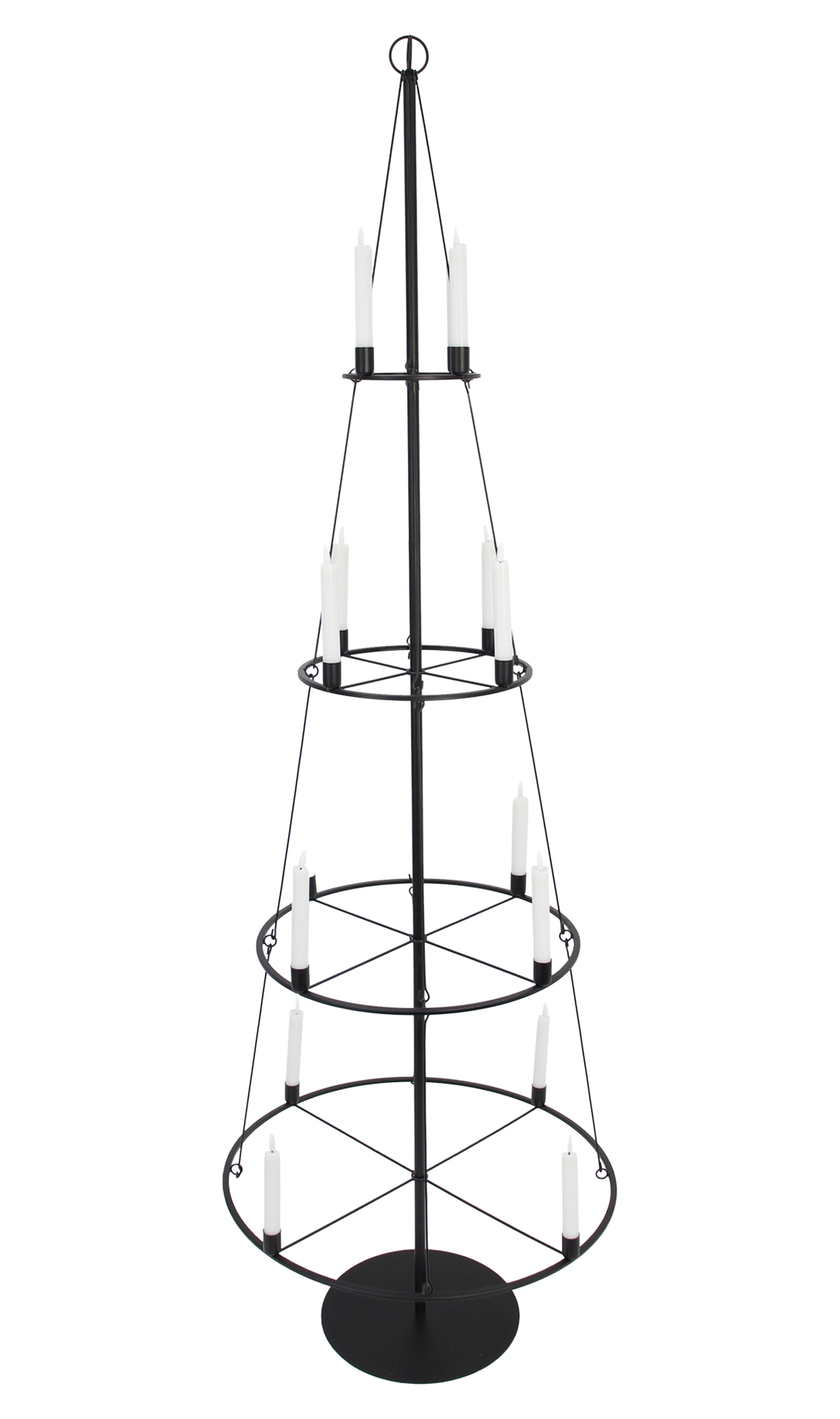 Metallbaum "Pyramide", groß  im Frank Flechtwaren Online Shop für Tannenbäume kaufen