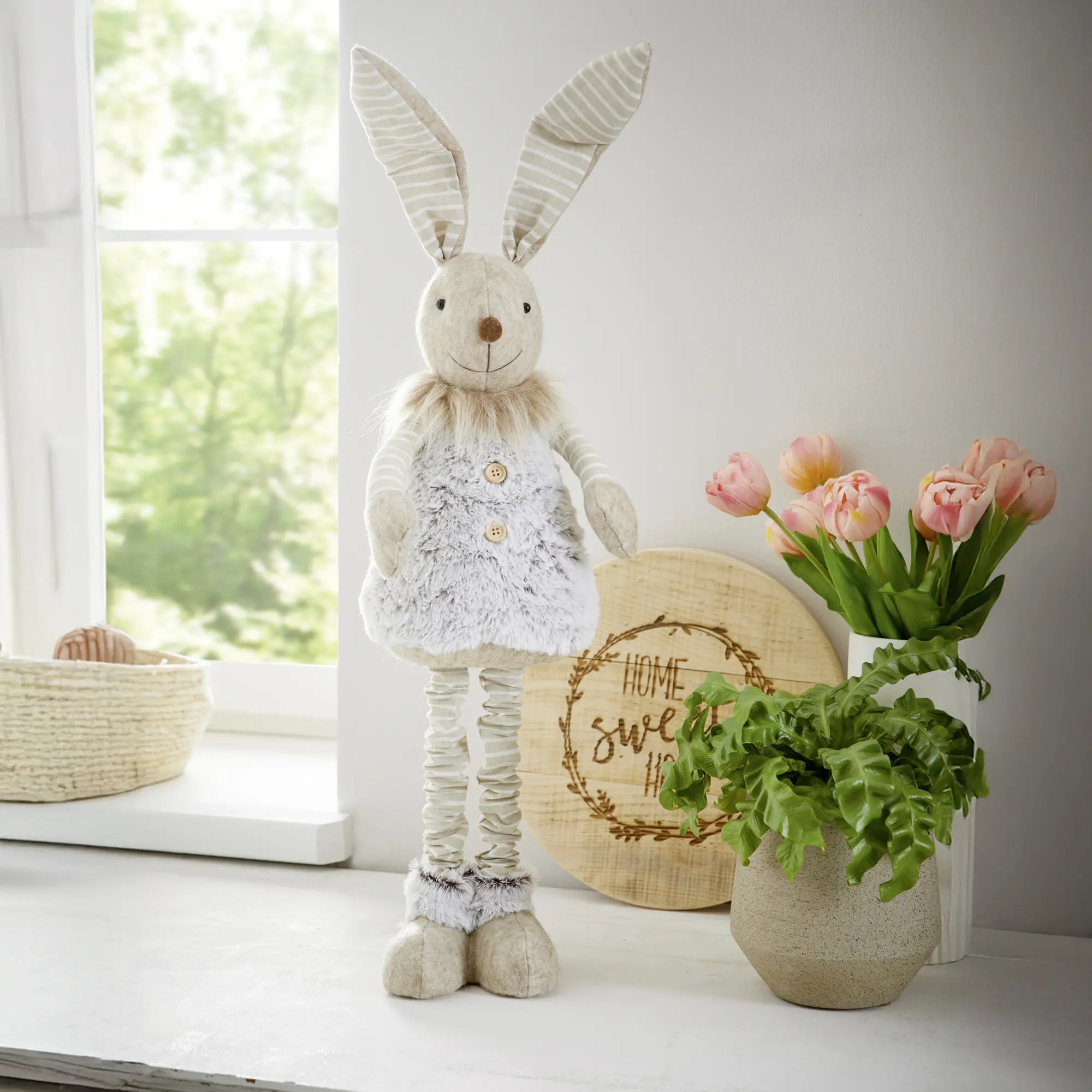Hasenfigur "Langohr"  im Frank Flechtwaren Online Shop für Ostern kaufen