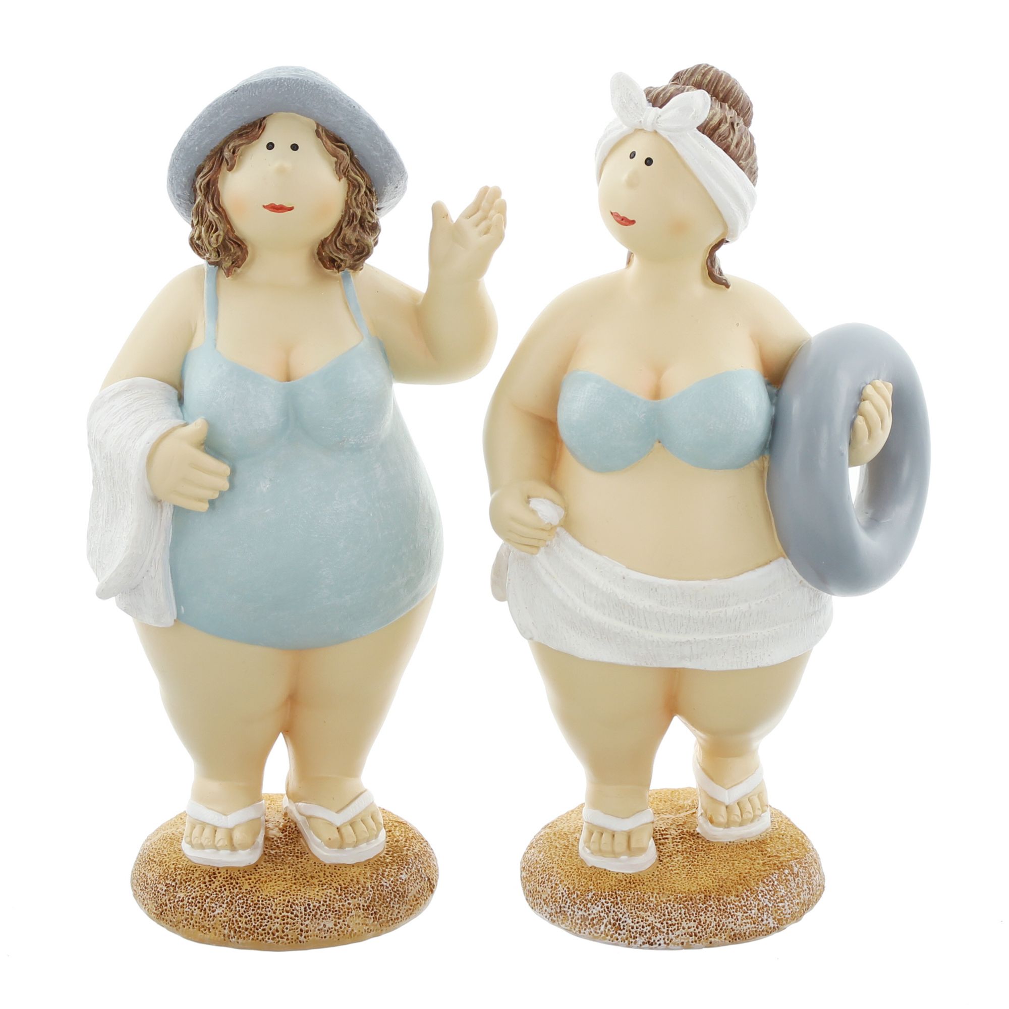 Figur "Stranddamen", 2er Set im Frank Flechtwaren Online Shop für Gartenfiguren kaufen Figur "Stranddamen", 2er Set im Frank Flechtwaren Online Shop für Gartenfiguren kaufen