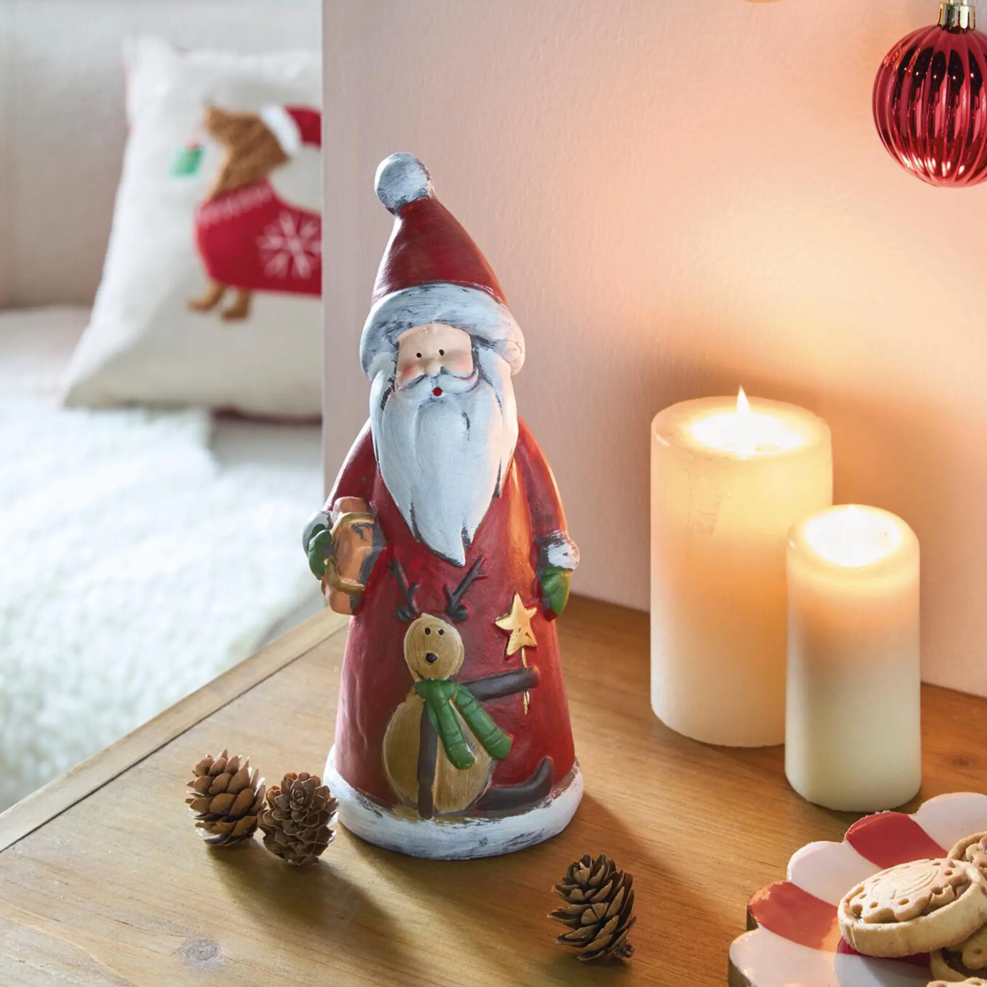 Santa "Geschenk"  im Frank Flechtwaren Online Shop für Weihnachtsmänner kaufen