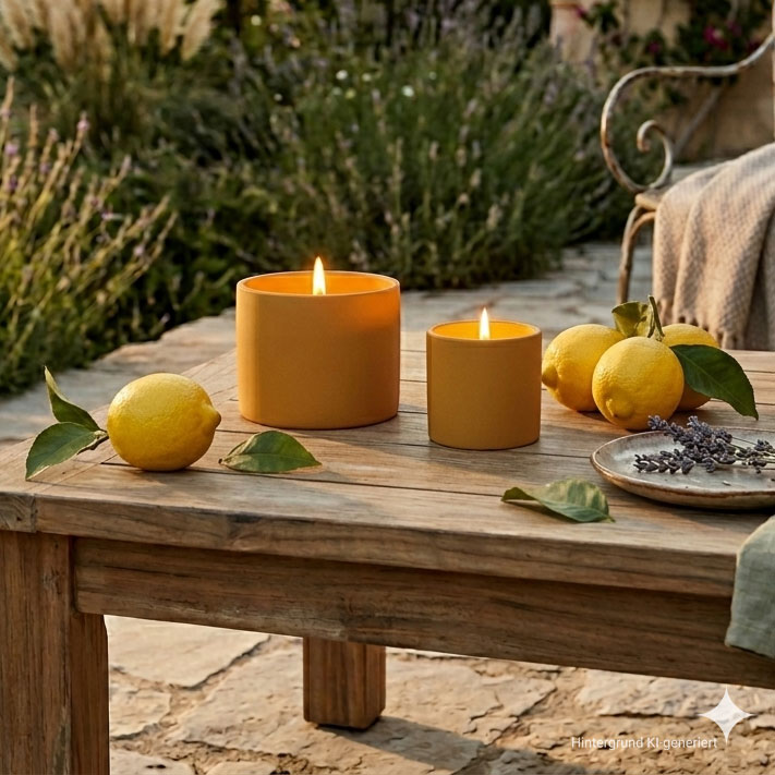 Duftkerze "Citronella", 2er Set  im Frank Flechtwaren Online Shop kaufen