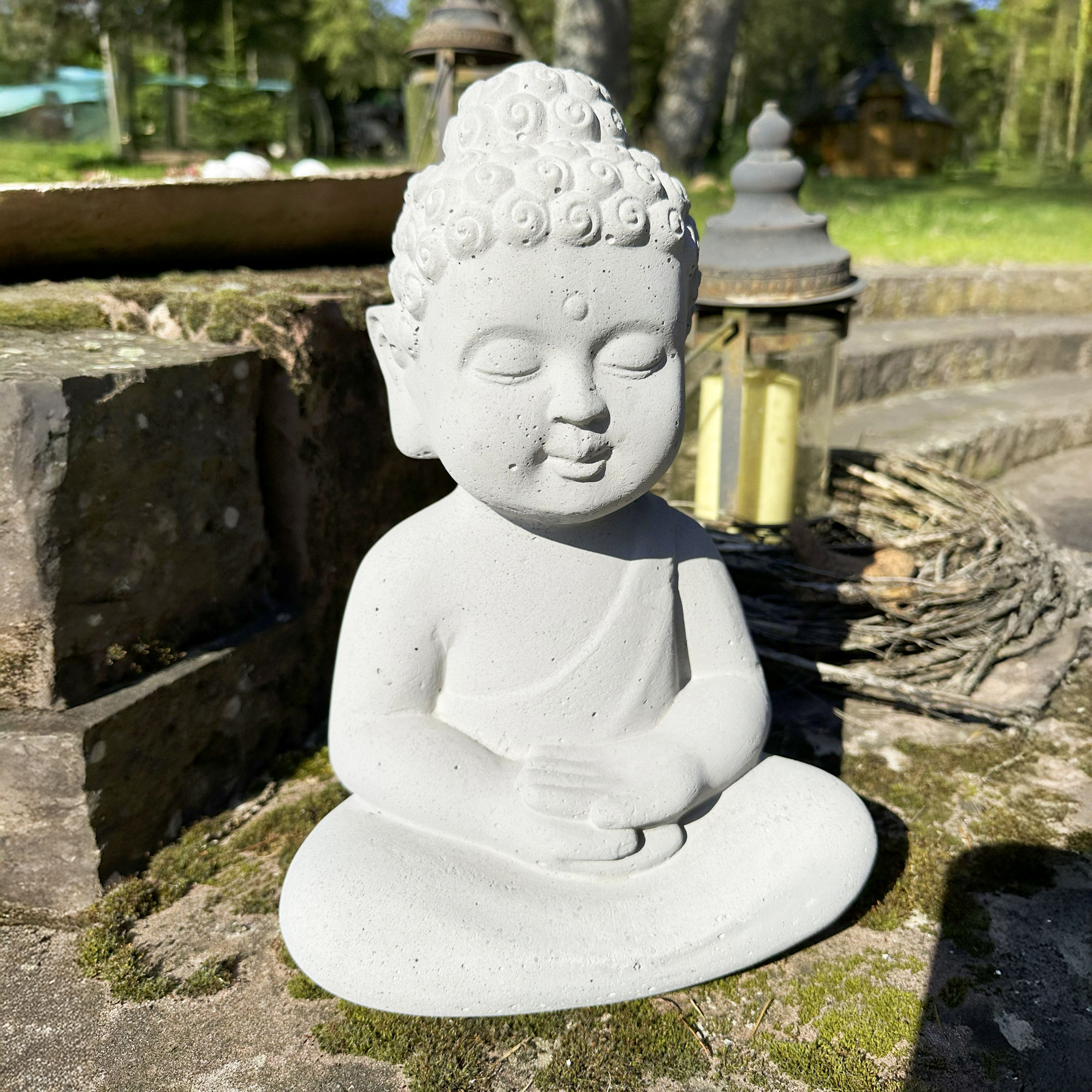 Dekofigur "Buddha"  im Frank Flechtwaren Online Shop kaufen