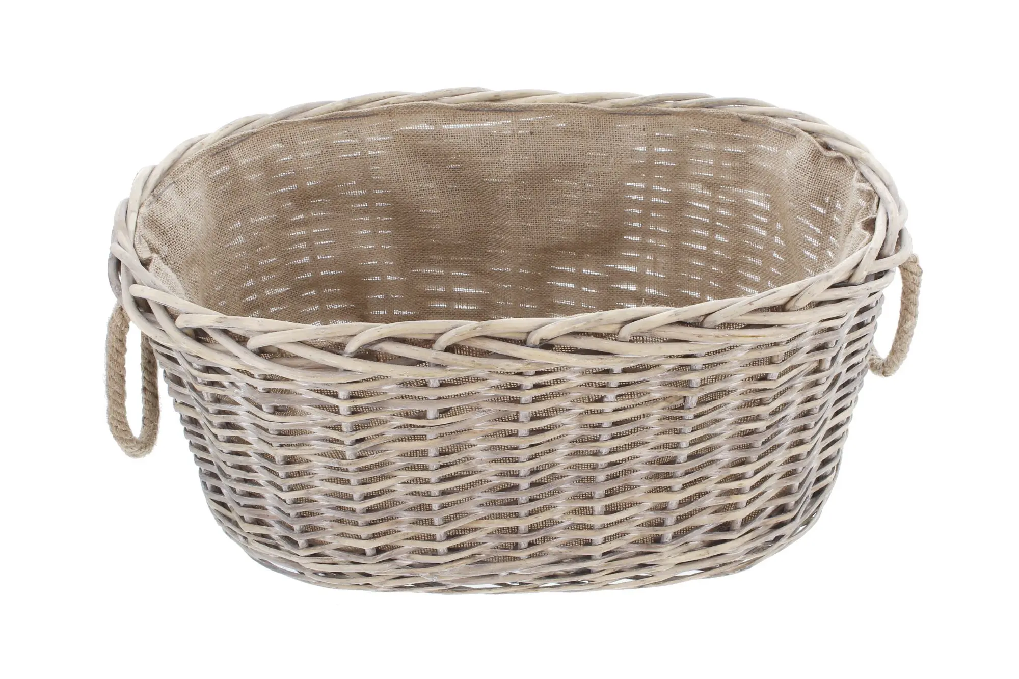 Aufbewahrungskorb "Holz-Depot"  im Frank Flechtwaren Online Shop für Füllkörbe &amp; Universalkörbe kaufen
