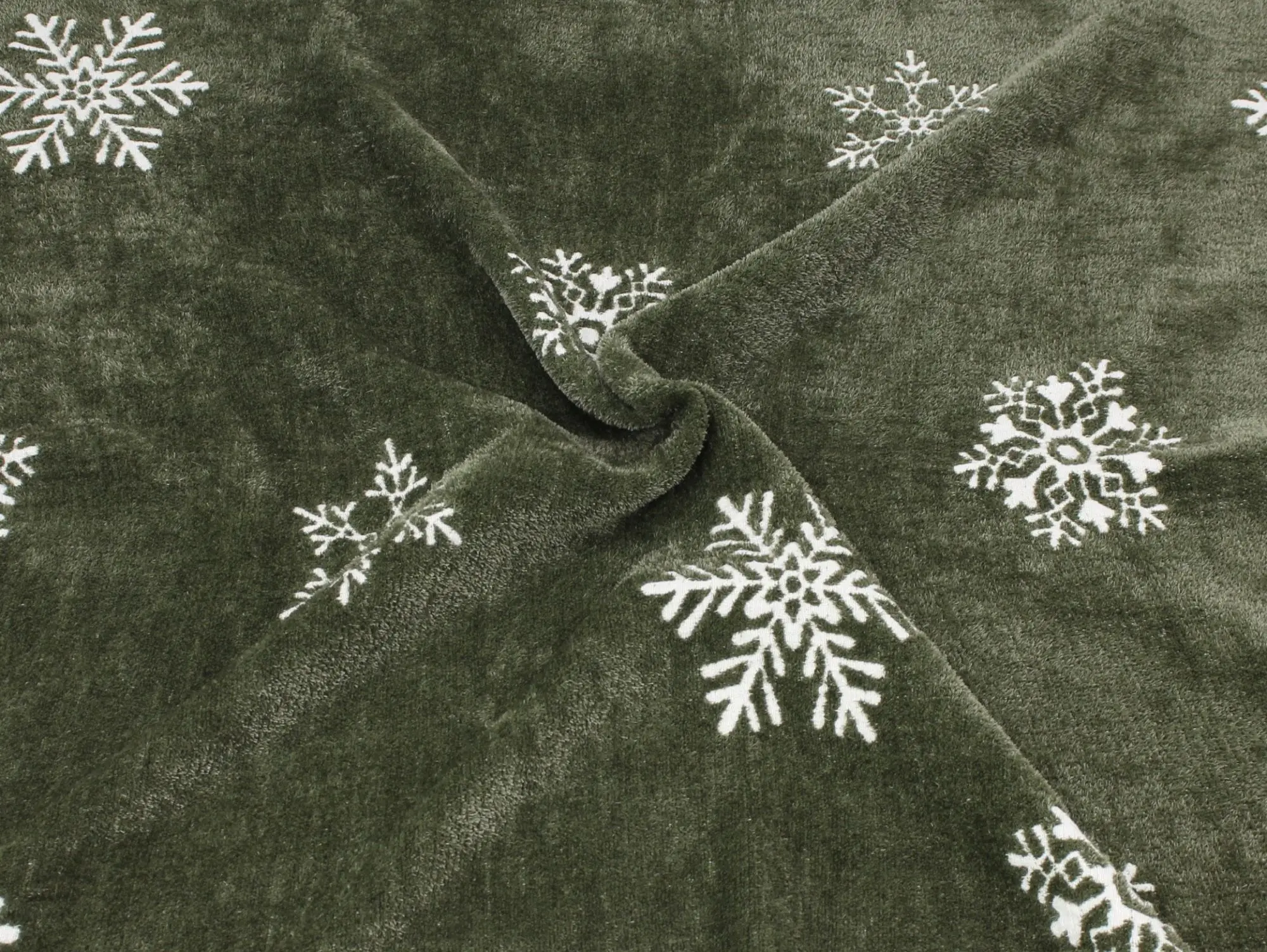Kuscheldecke "Schneeflocken"  im Frank Flechtwaren Online Shop für Weihnachtliche Kuscheldecken kaufen