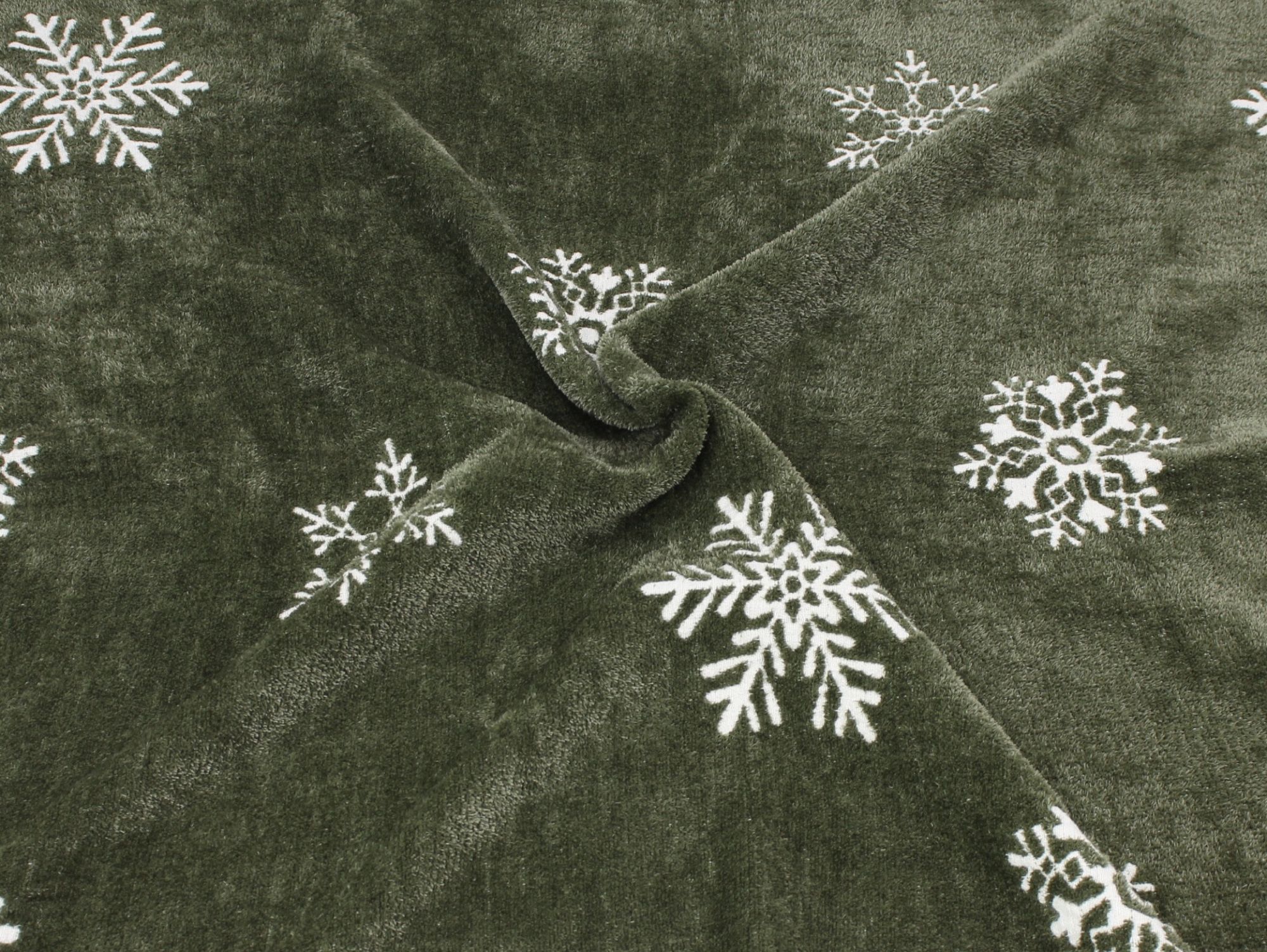 Kuscheldecke "Schneeflocken"  im Frank Flechtwaren Online Shop für Weihnachtliche Kuscheldecken kaufen