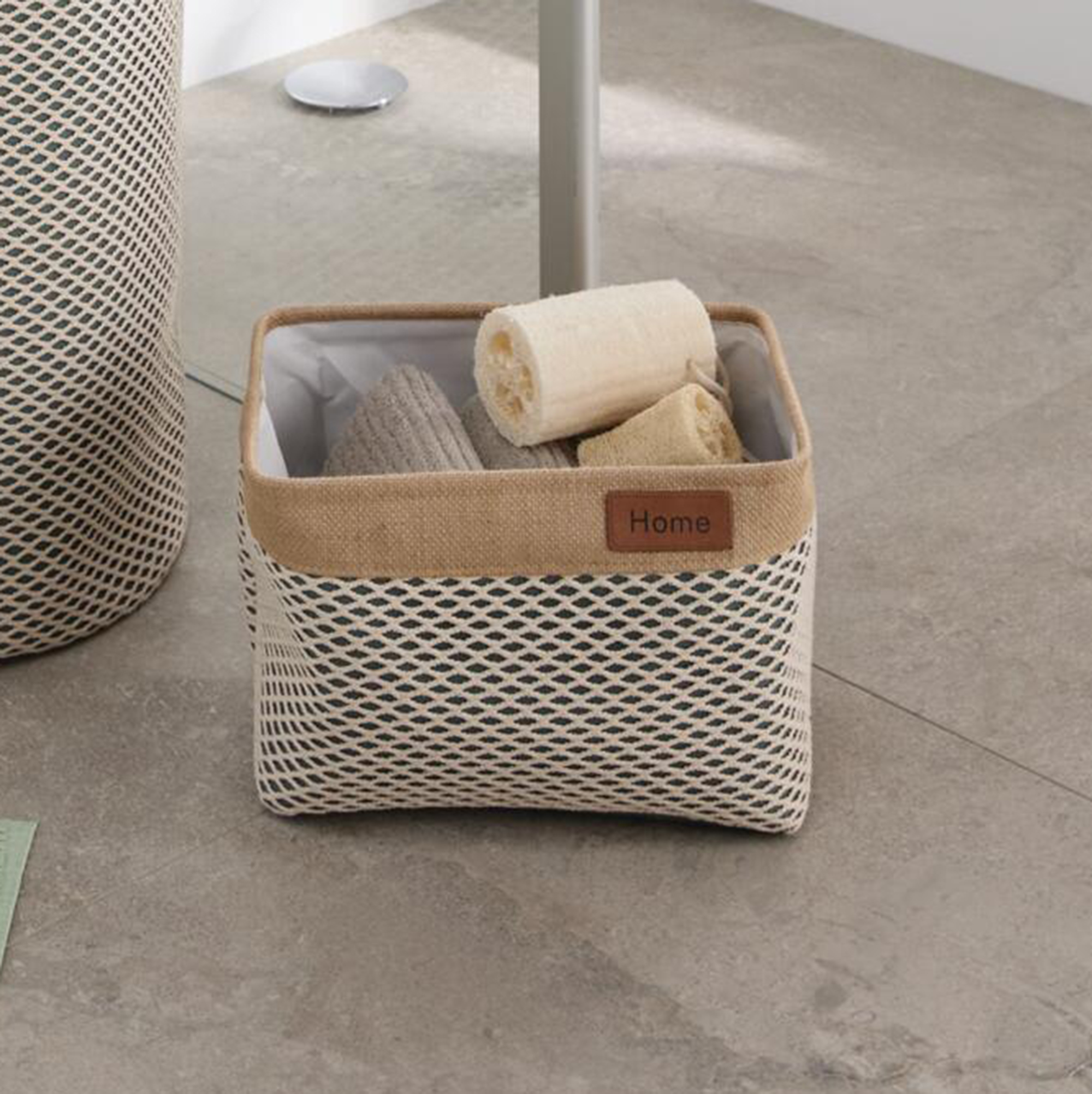 Stoffkorb "Home", klein  im Frank Flechtwaren Online Shop kaufen