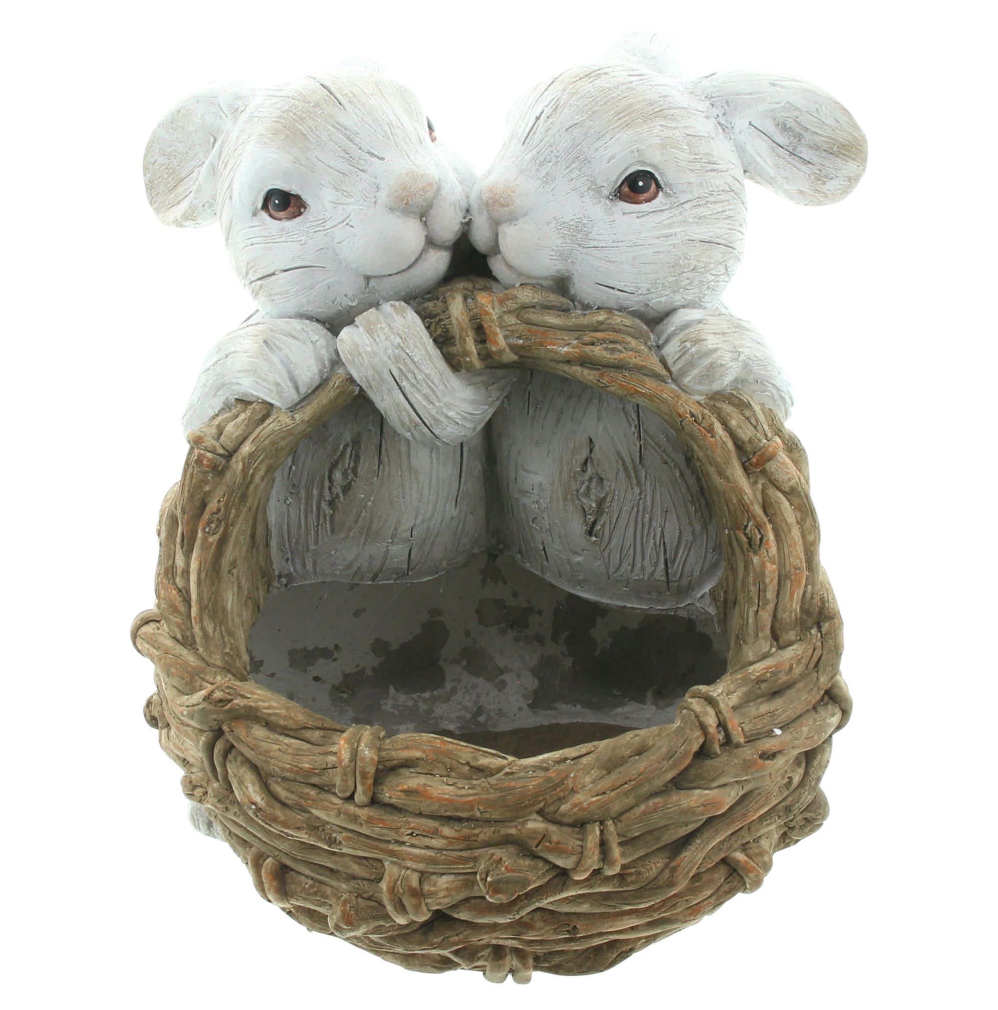 Pflanzer "Hasenpaar" im Frank Flechtwaren Online Shop für Ostern kaufen Pflanzer "Hasenpaar" im Frank Flechtwaren Online Shop für Ostern kaufen