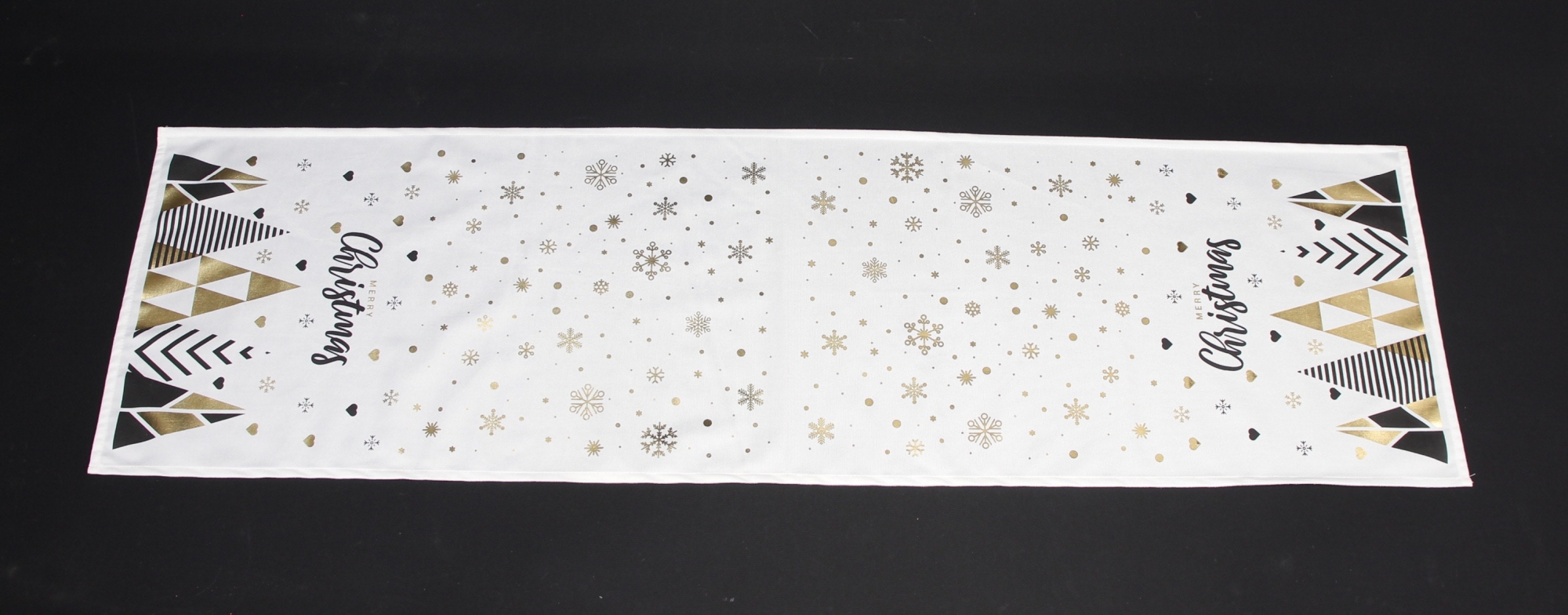 Tischläufer "Black'n'Gold"  im Frank Flechtwaren Online Shop für Tischläufer kaufen