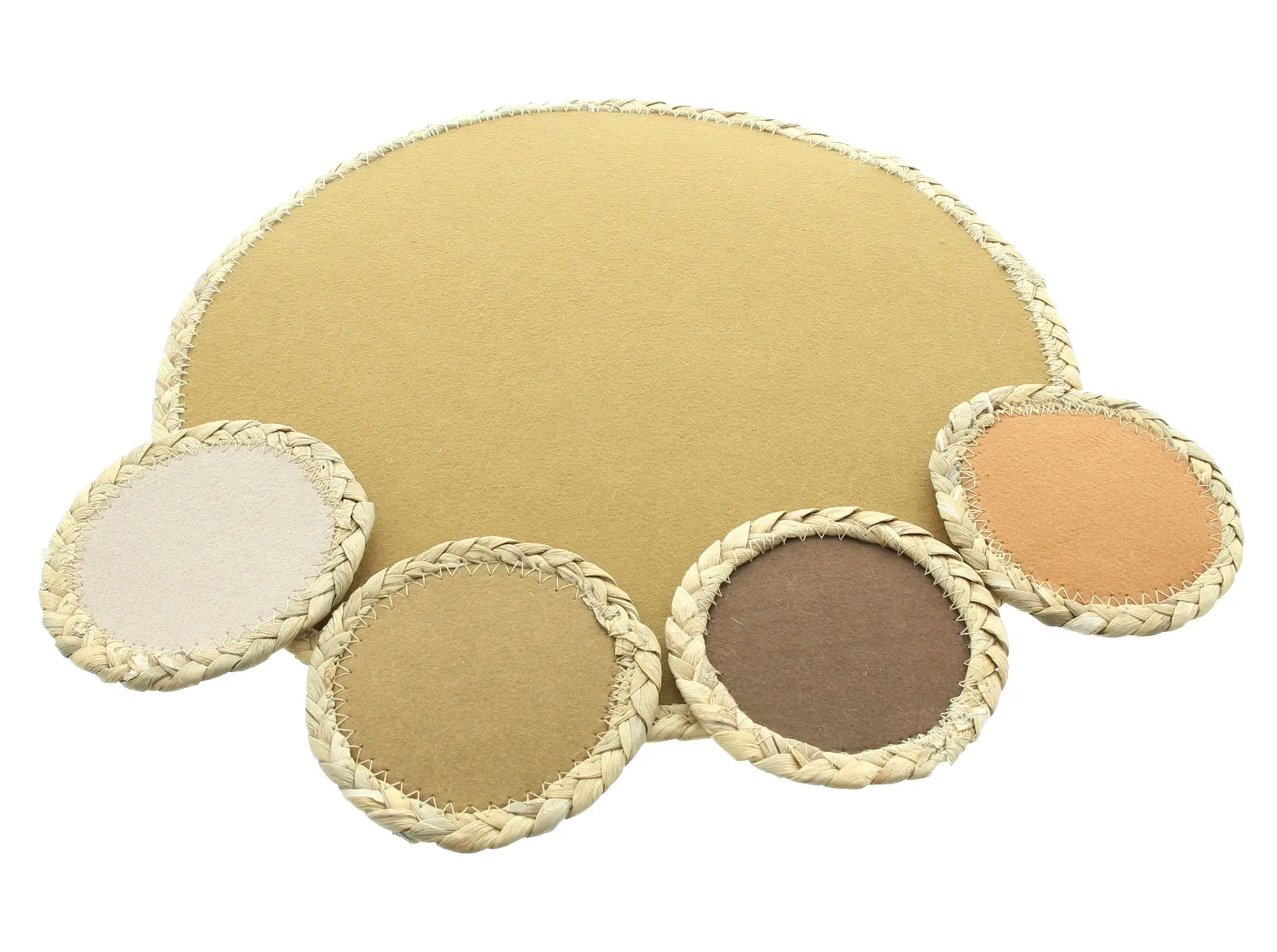 Platzset "Naturfarben", 8tlg.  im Frank Flechtwaren Online Shop für Küche kaufen