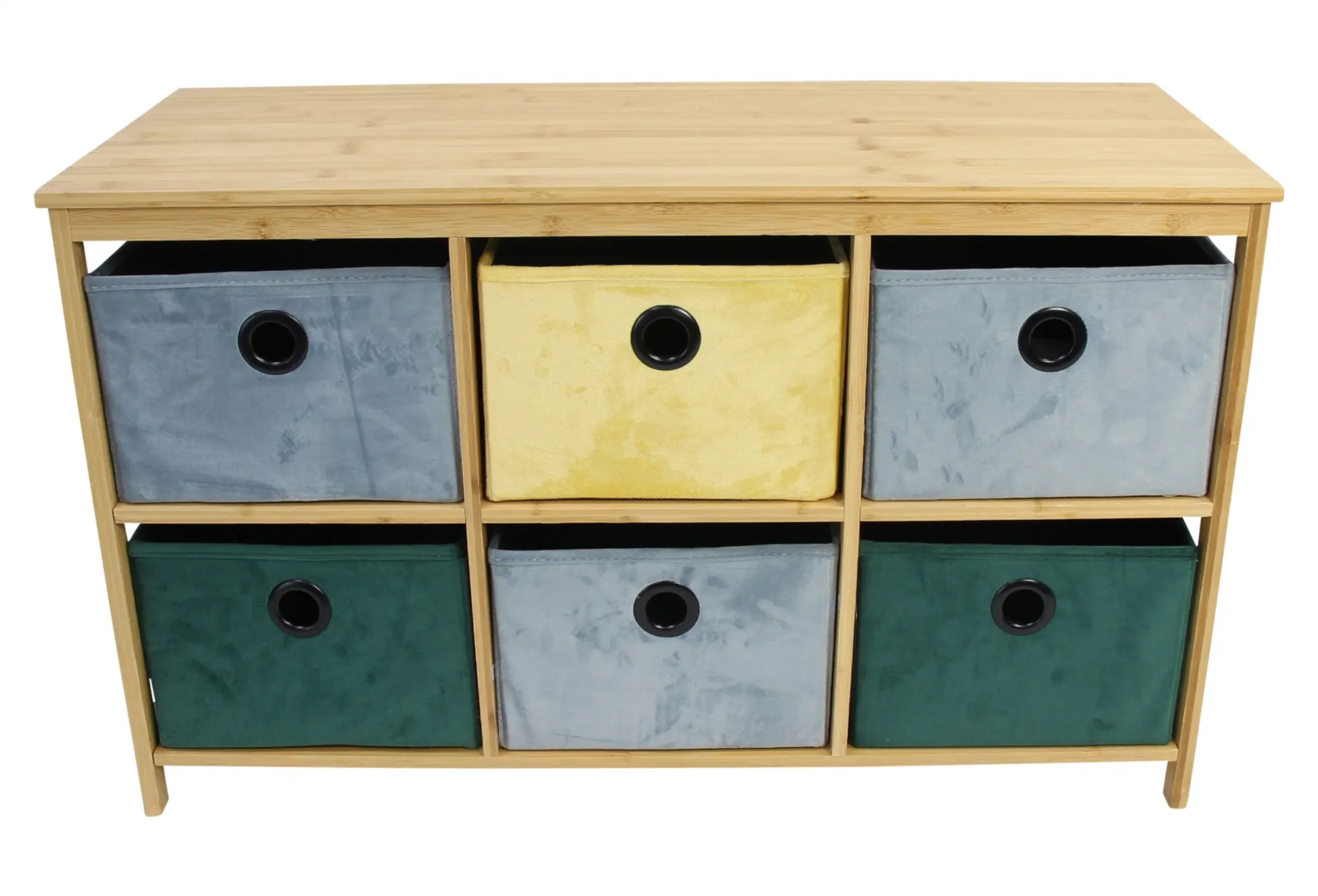 Bambusregal "Multicolor"  im Frank Flechtwaren Online Shop für Regale kaufen