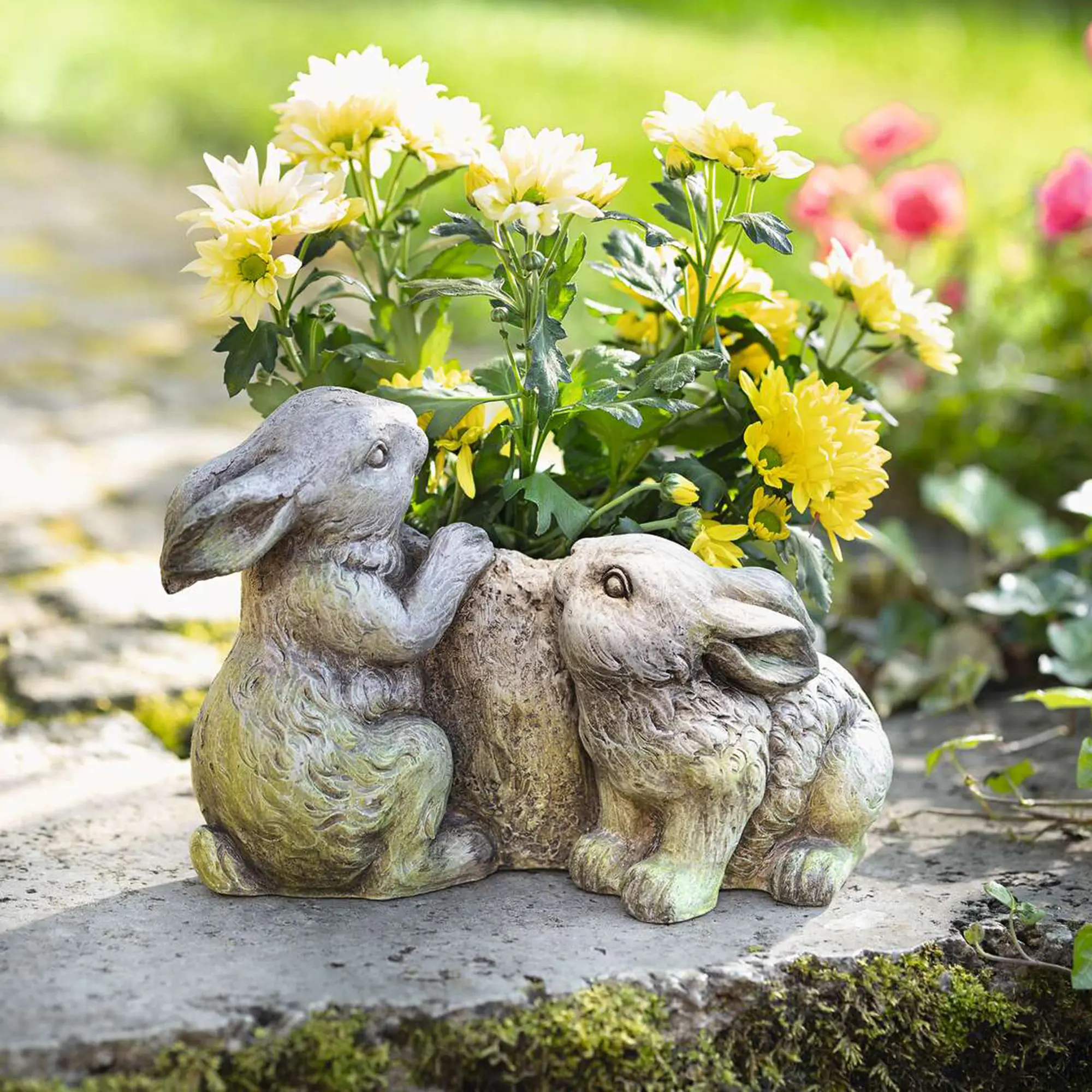Pflanzer "Hasenbande"  im Frank Flechtwaren Online Shop für Ostern kaufen