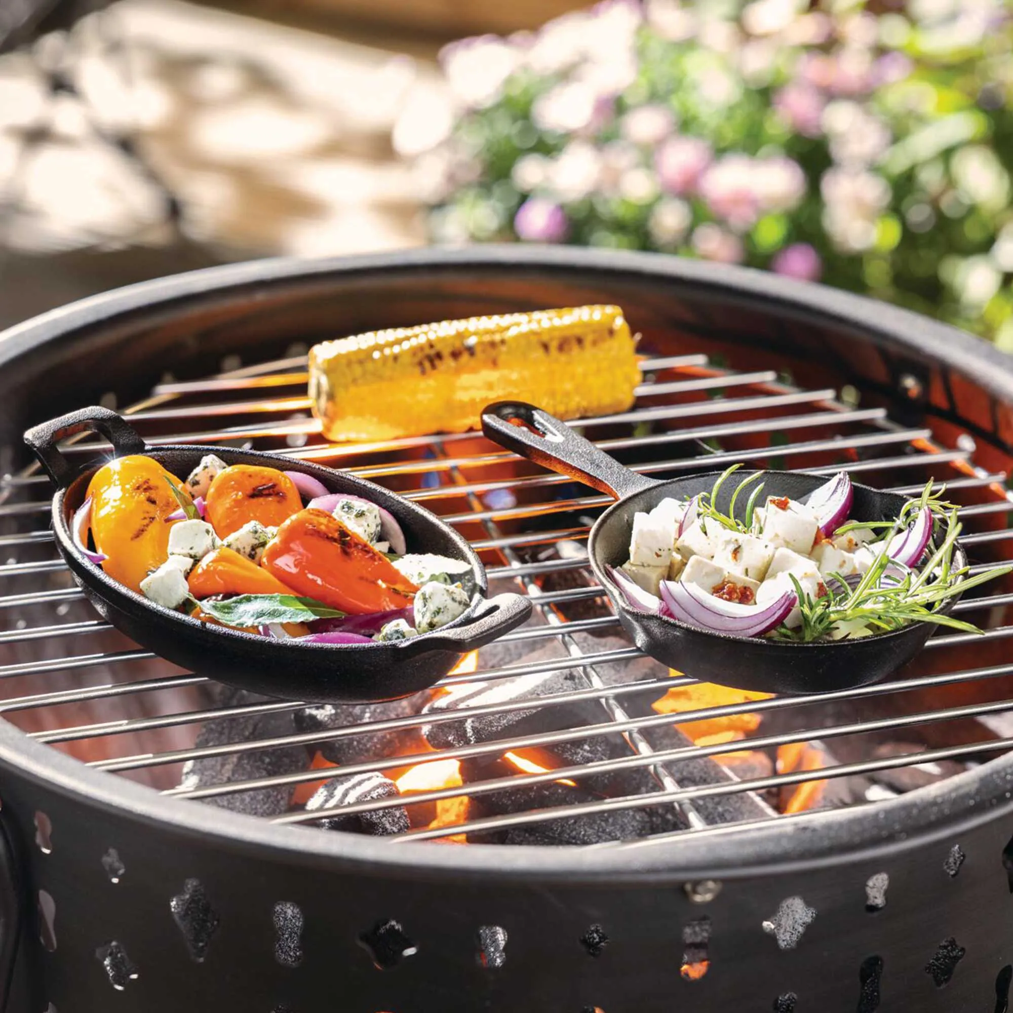 Gusseisenpfanne "Tapas", 2tlg.  im Frank Flechtwaren Online Shop für Grill &amp; Chill kaufen