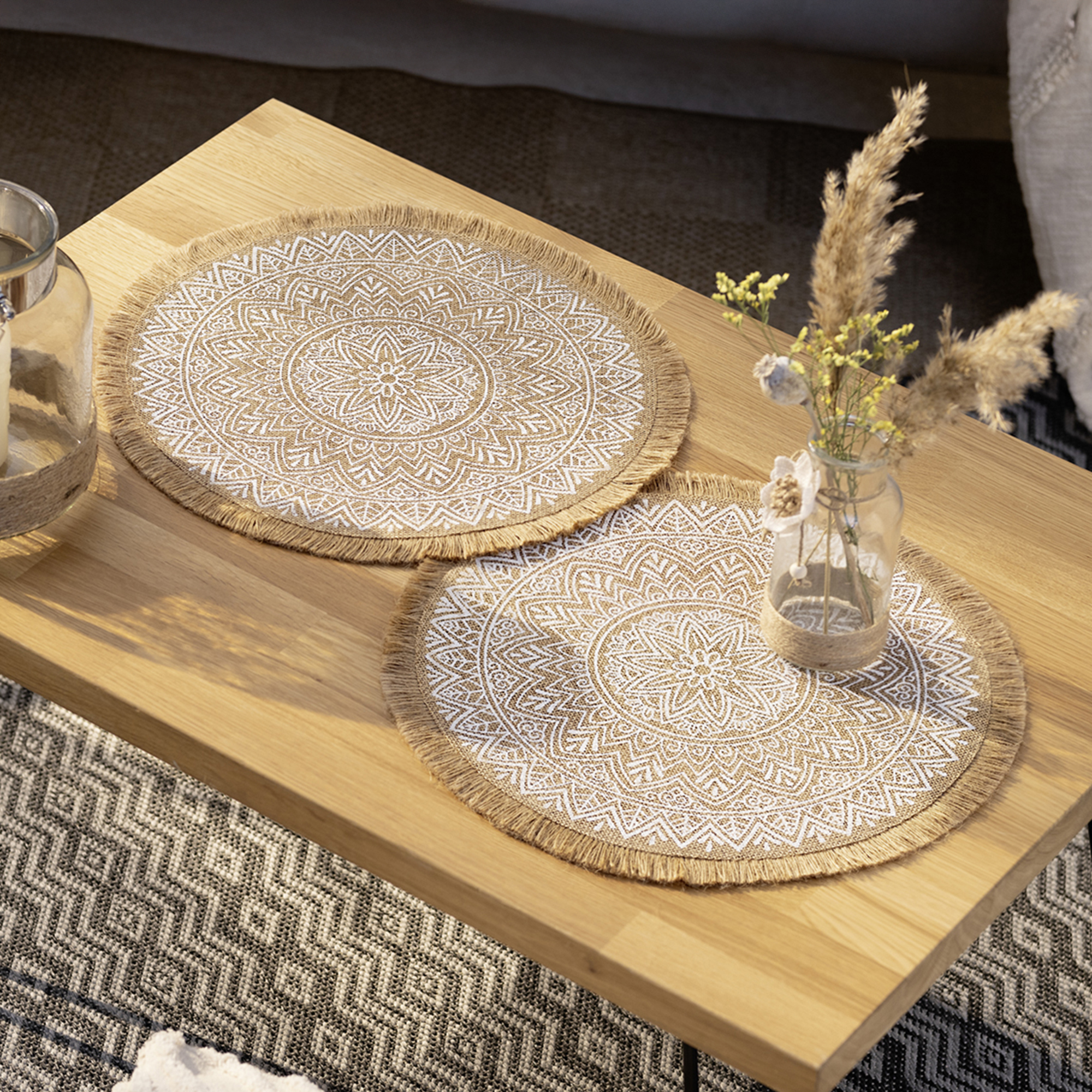 Platzmatte "Mandala", 2er Set  im Frank Flechtwaren Online Shop kaufen
