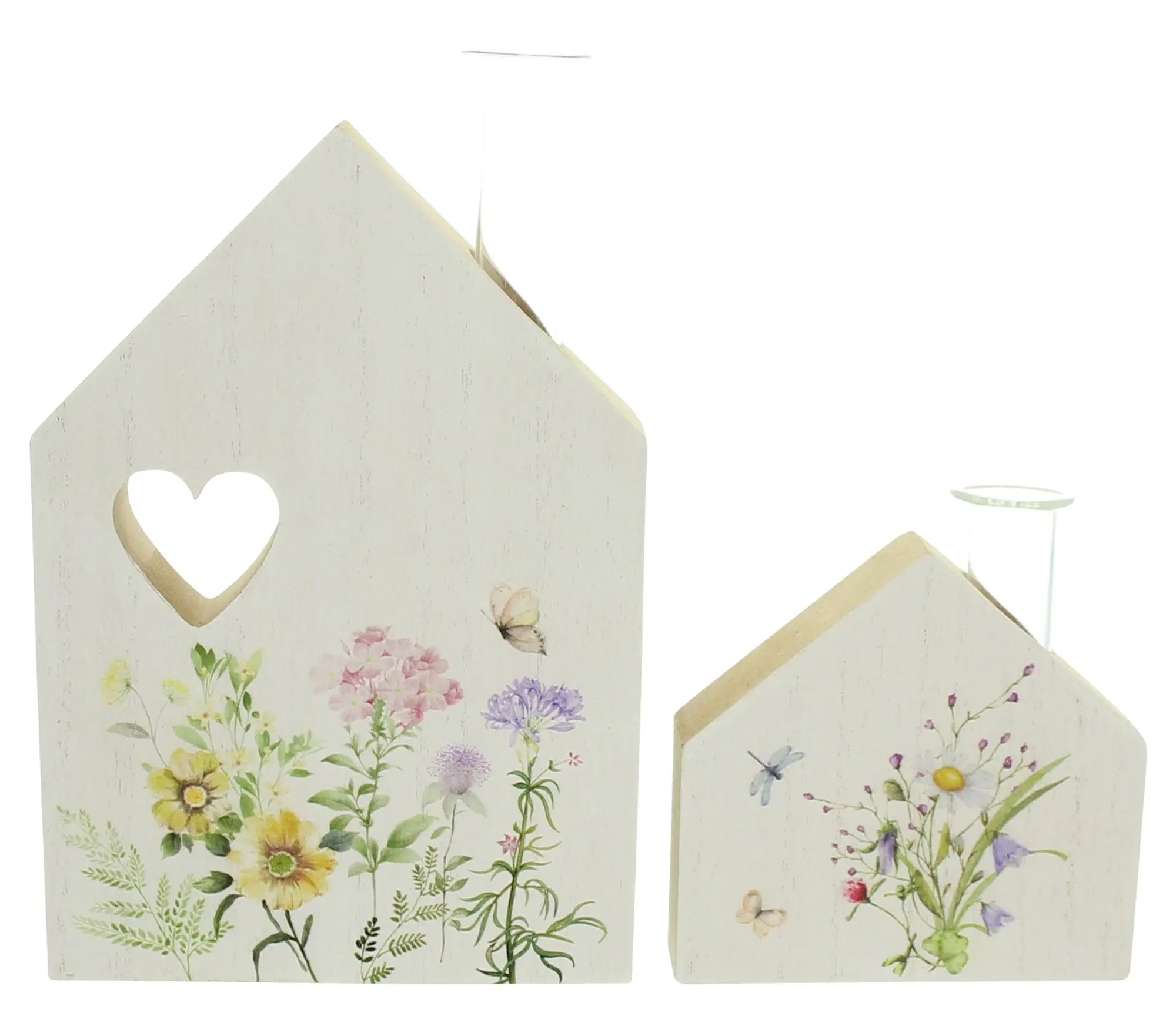 Haus mit Vase "Blumenwiese", 2er Set im Frank Flechtwaren Online Shop für Ostern kaufen Haus mit Vase "Blumenwiese", 2er Set im Frank Flechtwaren Online Shop für Ostern kaufen