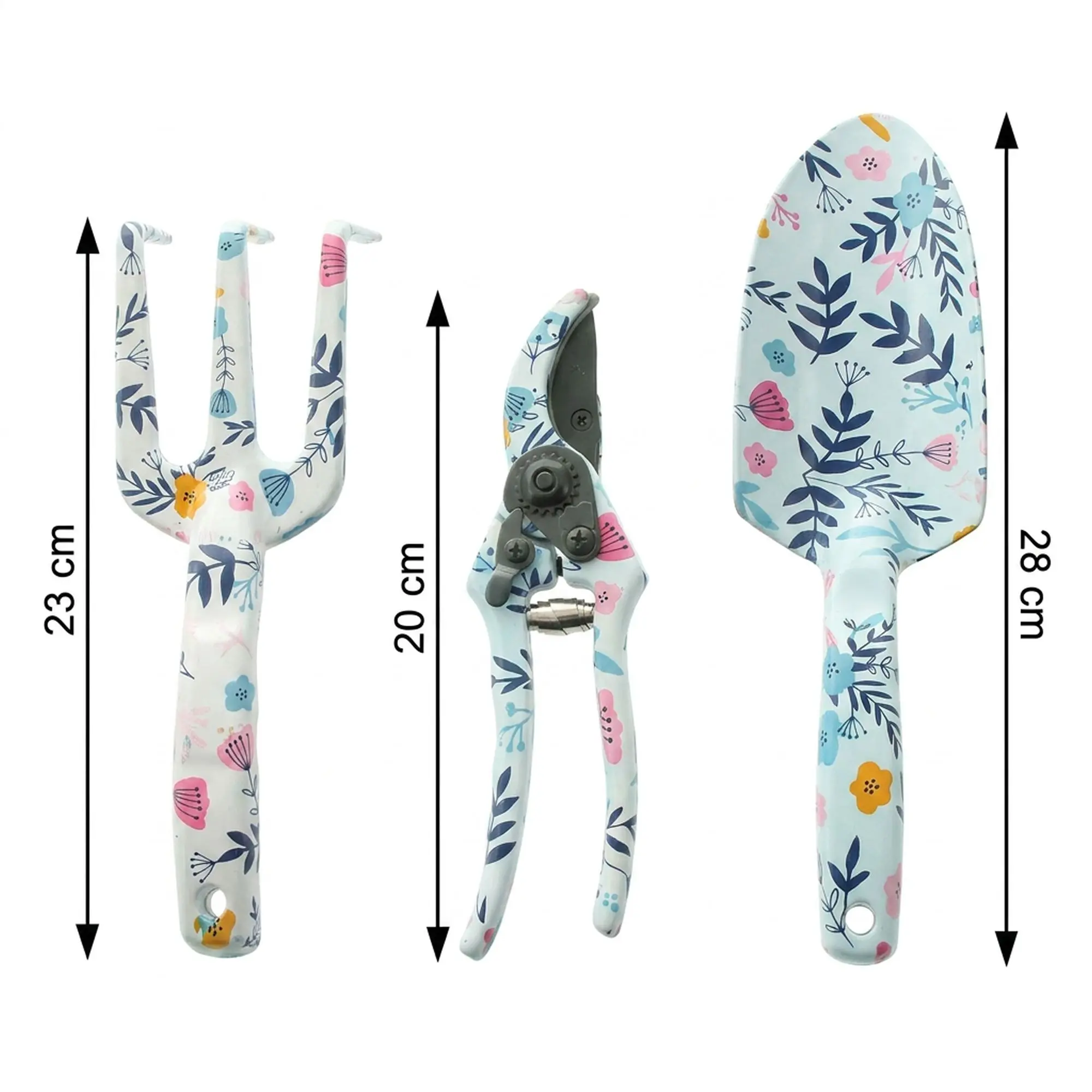 Gartenhelfer "Floral", 3er Set  im Frank Flechtwaren Online Shop für Ab ins Beet kaufen