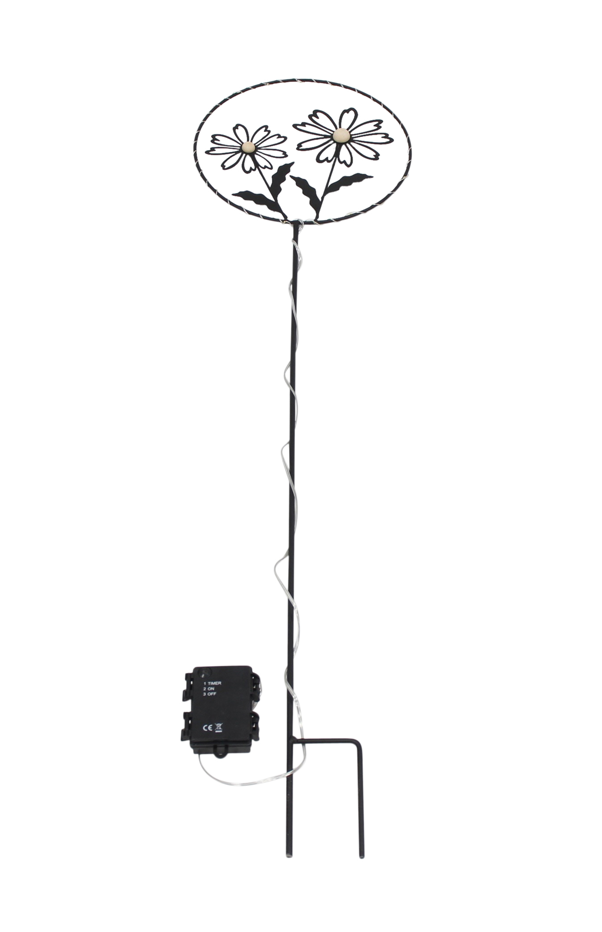 LED-Gartenstecker "Blumen"  im Frank Flechtwaren Online Shop für Gerade eingetroffen kaufen