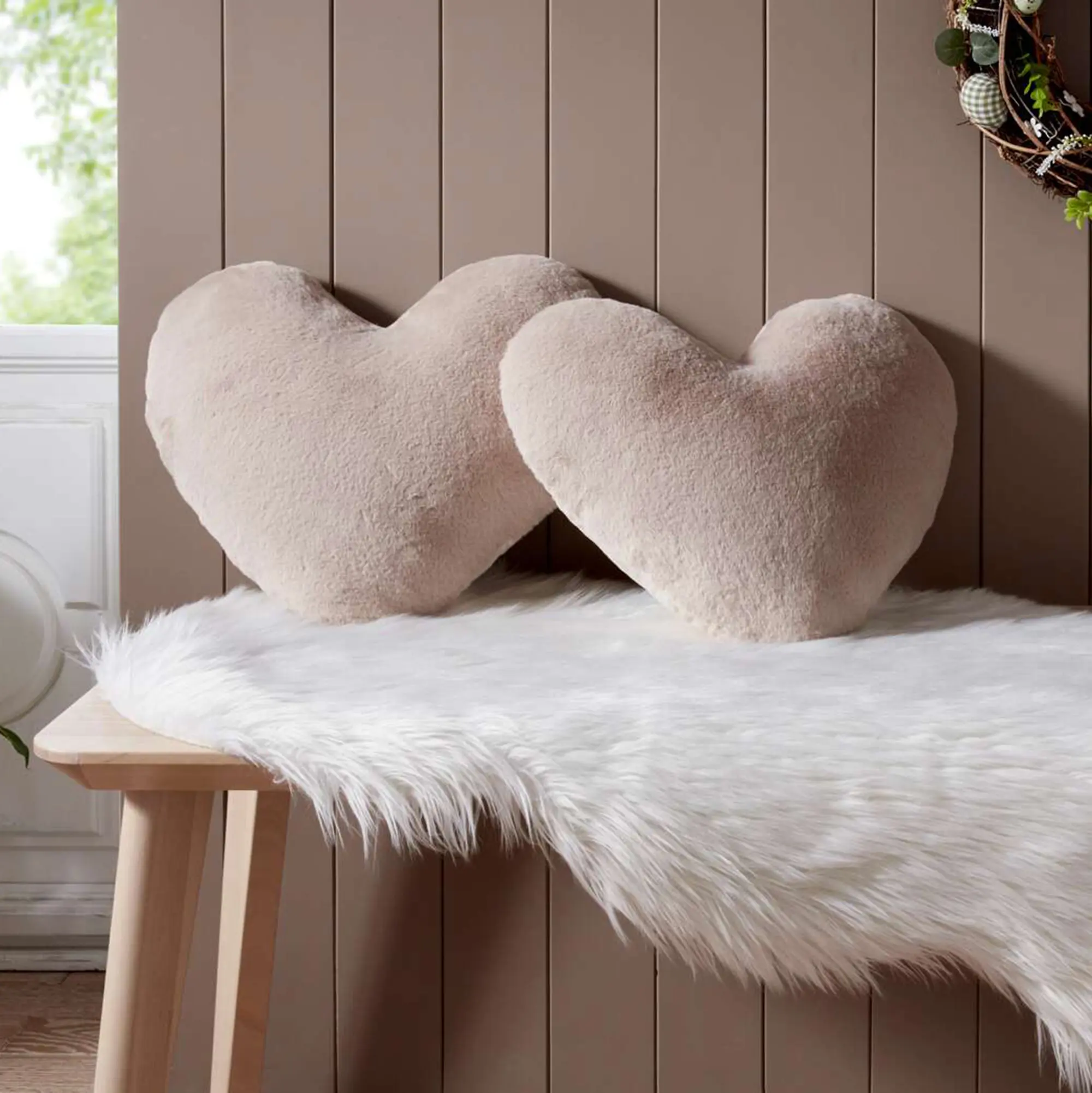Kuschelkissen "Herz"  im Frank Flechtwaren Online Shop kaufen