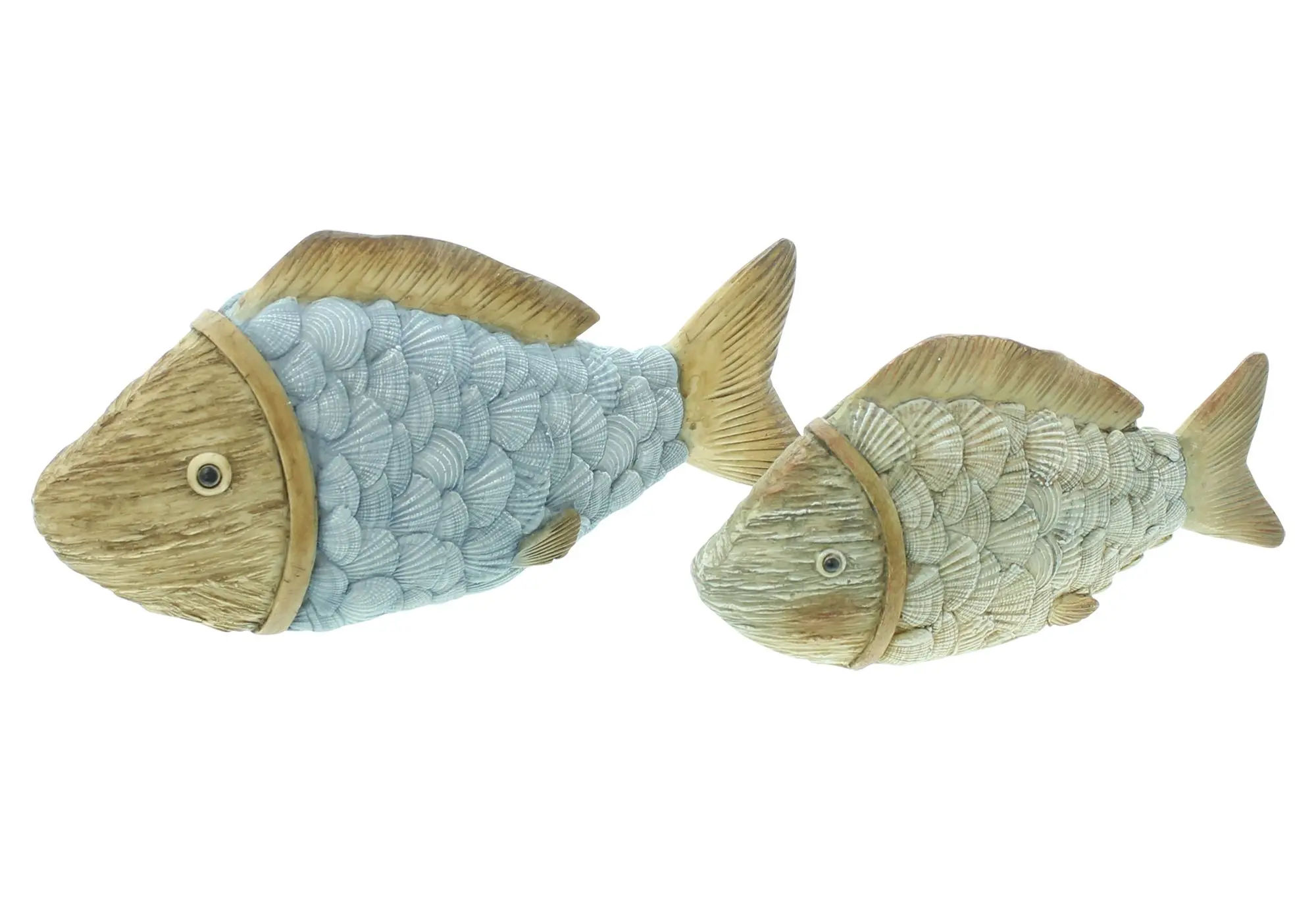 Figur "Fisch", 2er Set  im Frank Flechtwaren Online Shop für Dekofiguren kaufen