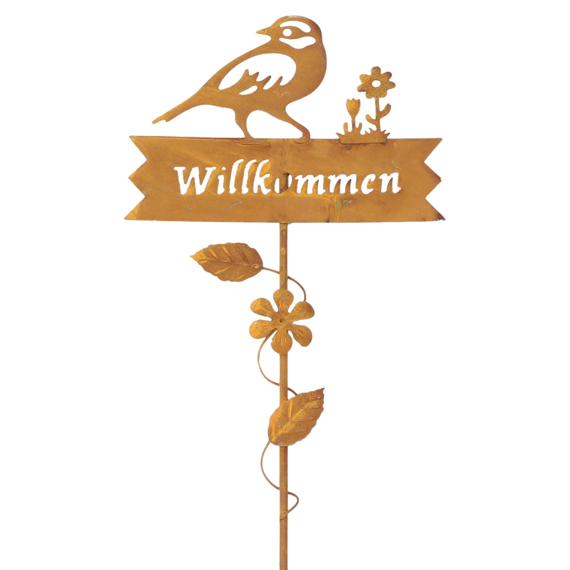 Gartenstecker "Willkommen" im Frank Flechtwaren Online Shop für Gartenstecker kaufen Gartenstecker "Willkommen" im Frank Flechtwaren Online Shop für Gartenstecker kaufen