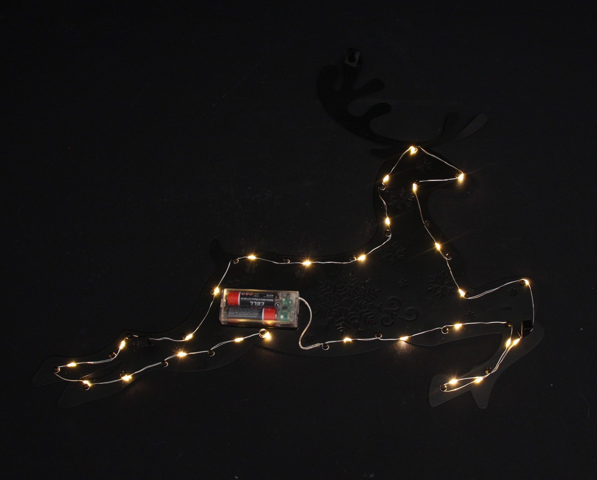 LED-Wanddeko "Rentier"  im Frank Flechtwaren Online Shop für Wanddeko kaufen