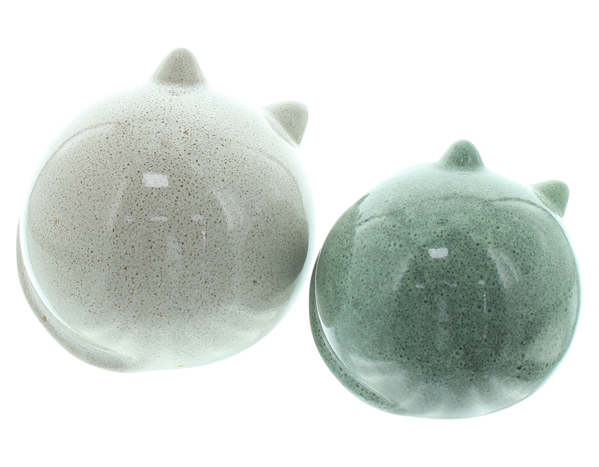 Dekofigur "Kugel-Kätzchen", 2er Set  im Frank Flechtwaren Online Shop für Dekofiguren kaufen