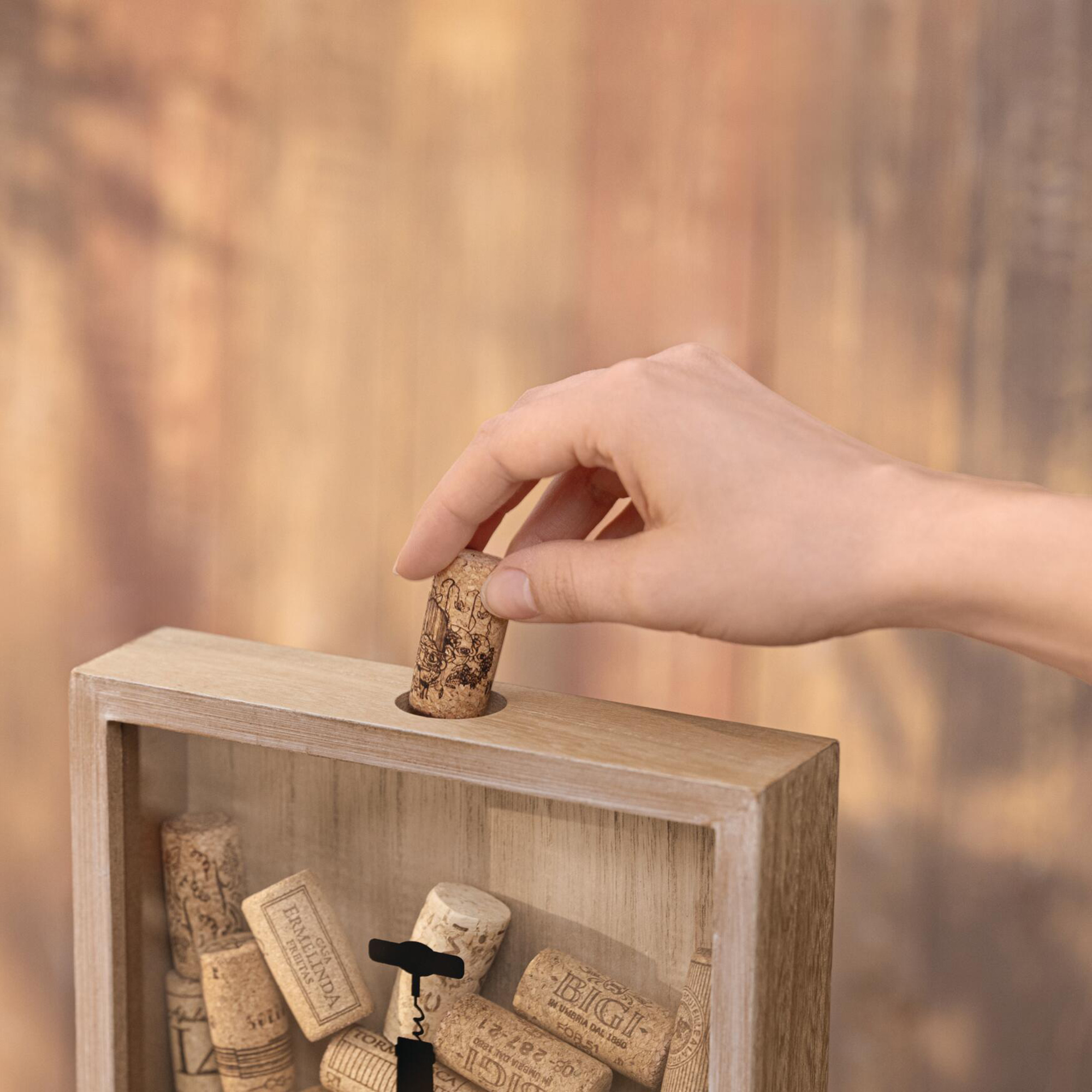 Korkensammler "Wein"  im Frank Flechtwaren Online Shop für Gerade eingetroffen kaufen