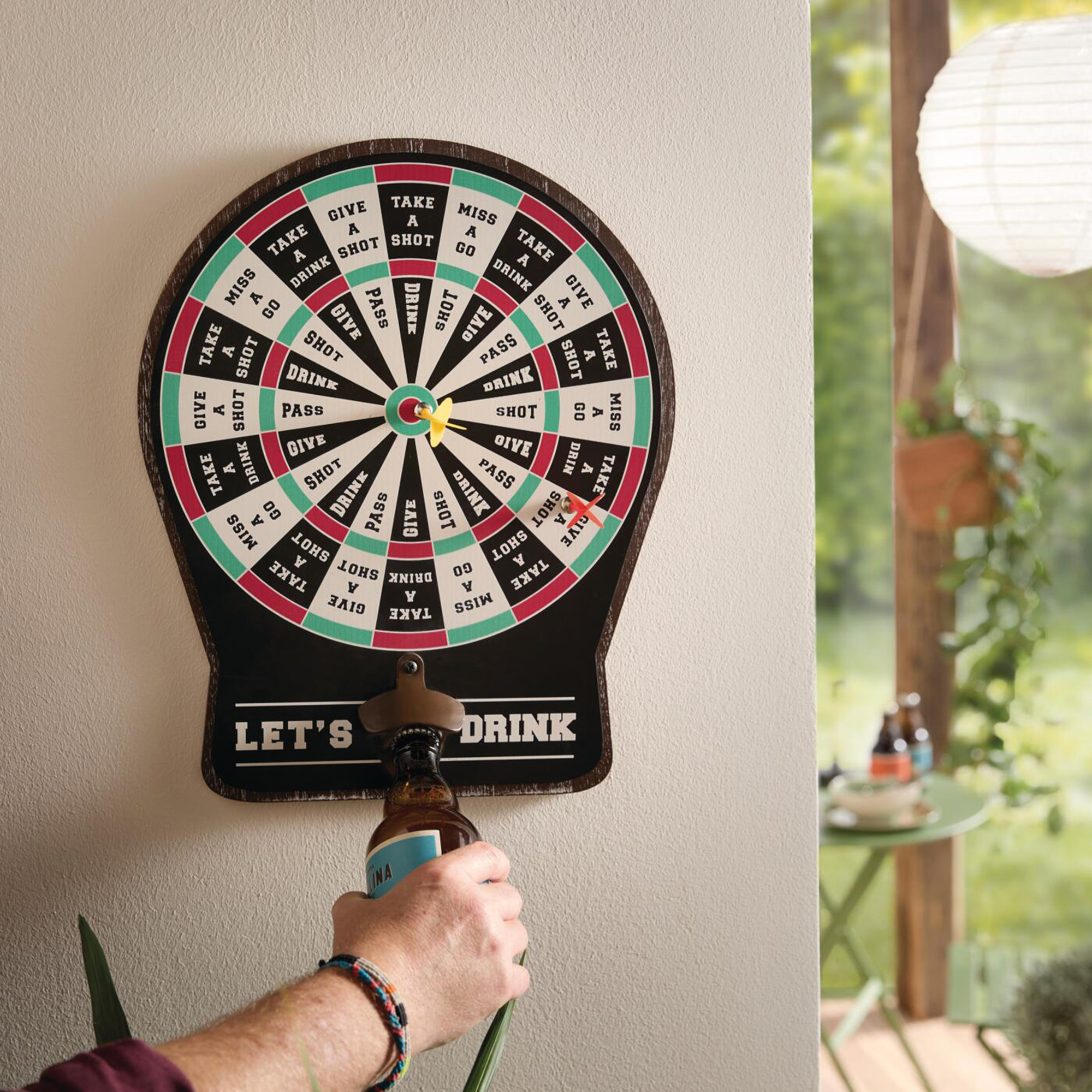 Dartscheibe "Take a Drink"  im Frank Flechtwaren Online Shop kaufen