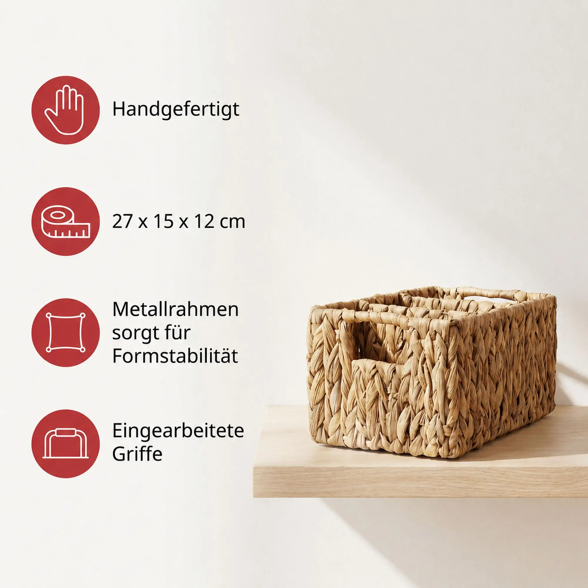 Besteckkorb  im Frank Flechtwaren Online Shop für Gartenparty kaufen