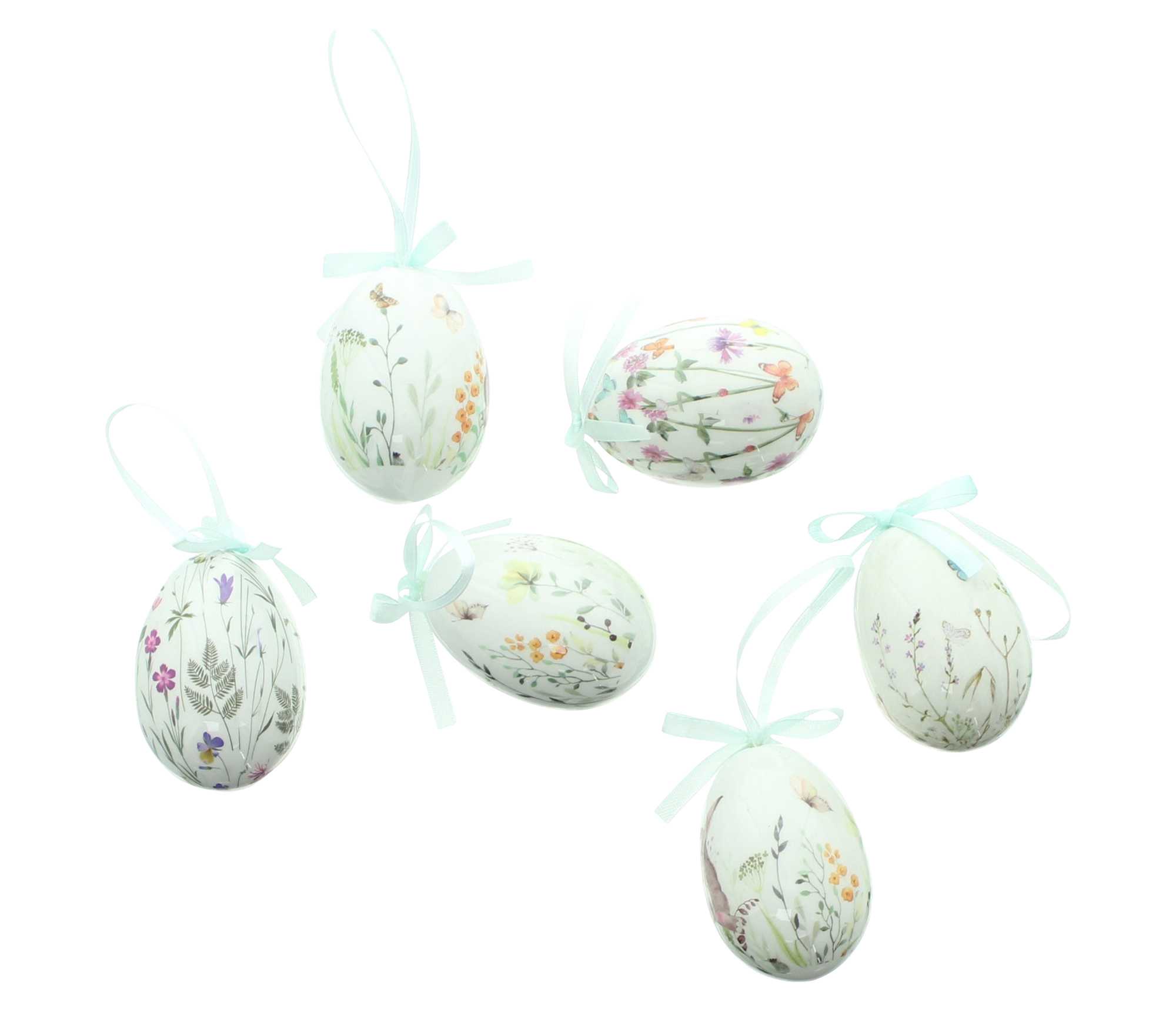 Deko-Ei "Osterwiese", 6er Set  im Frank Flechtwaren Online Shop für Ostern kaufen