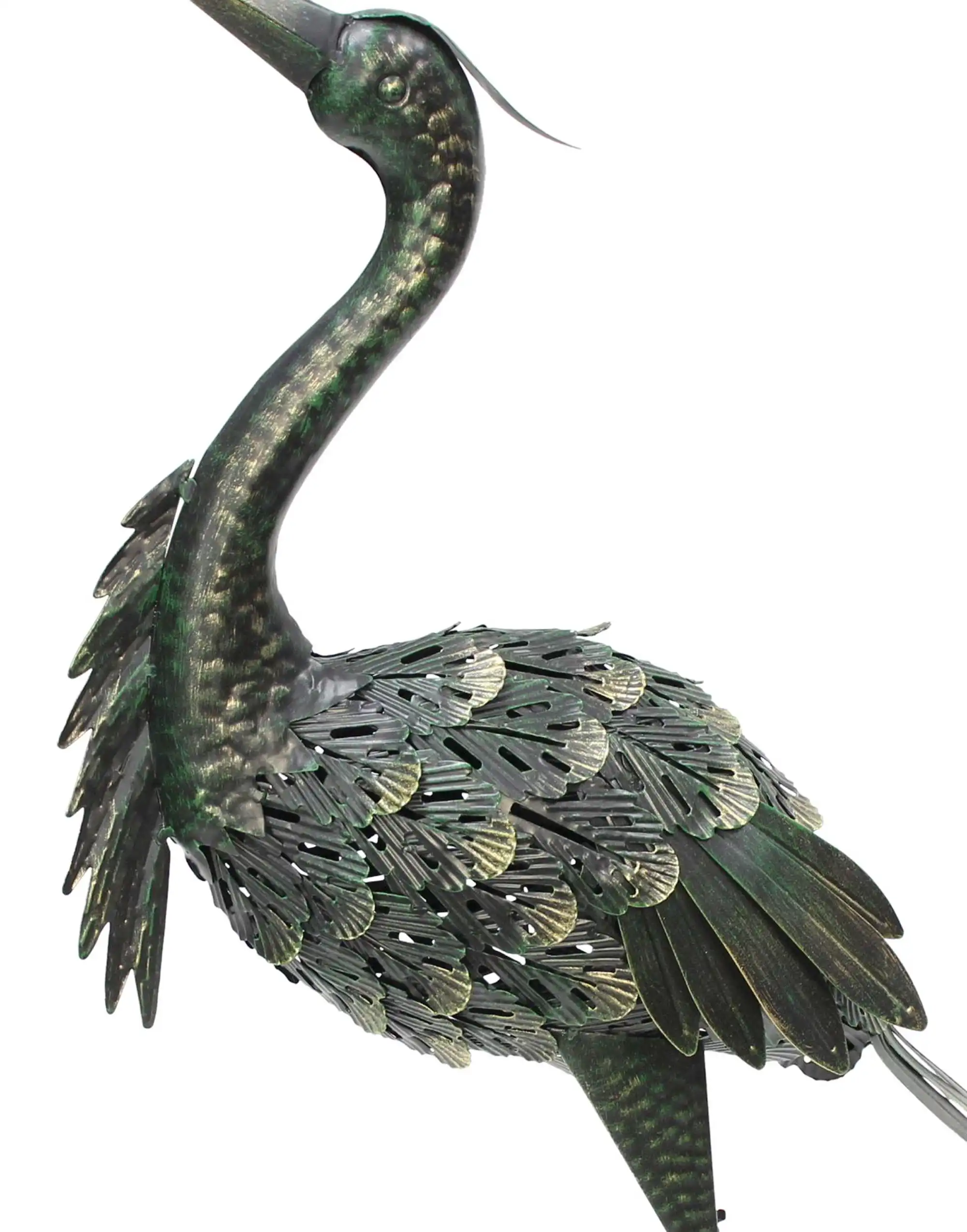 Metallvogel "Reiher" im Frank Flechtwaren Online Shop für Gartenfiguren kaufen Metallvogel "Reiher" im Frank Flechtwaren Online Shop für Gartenfiguren kaufen