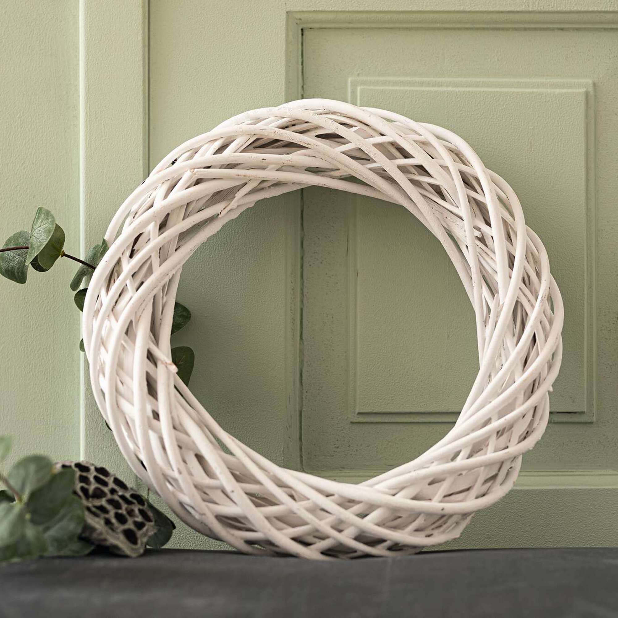 Kranz "White"  im Frank Flechtwaren Online Shop kaufen