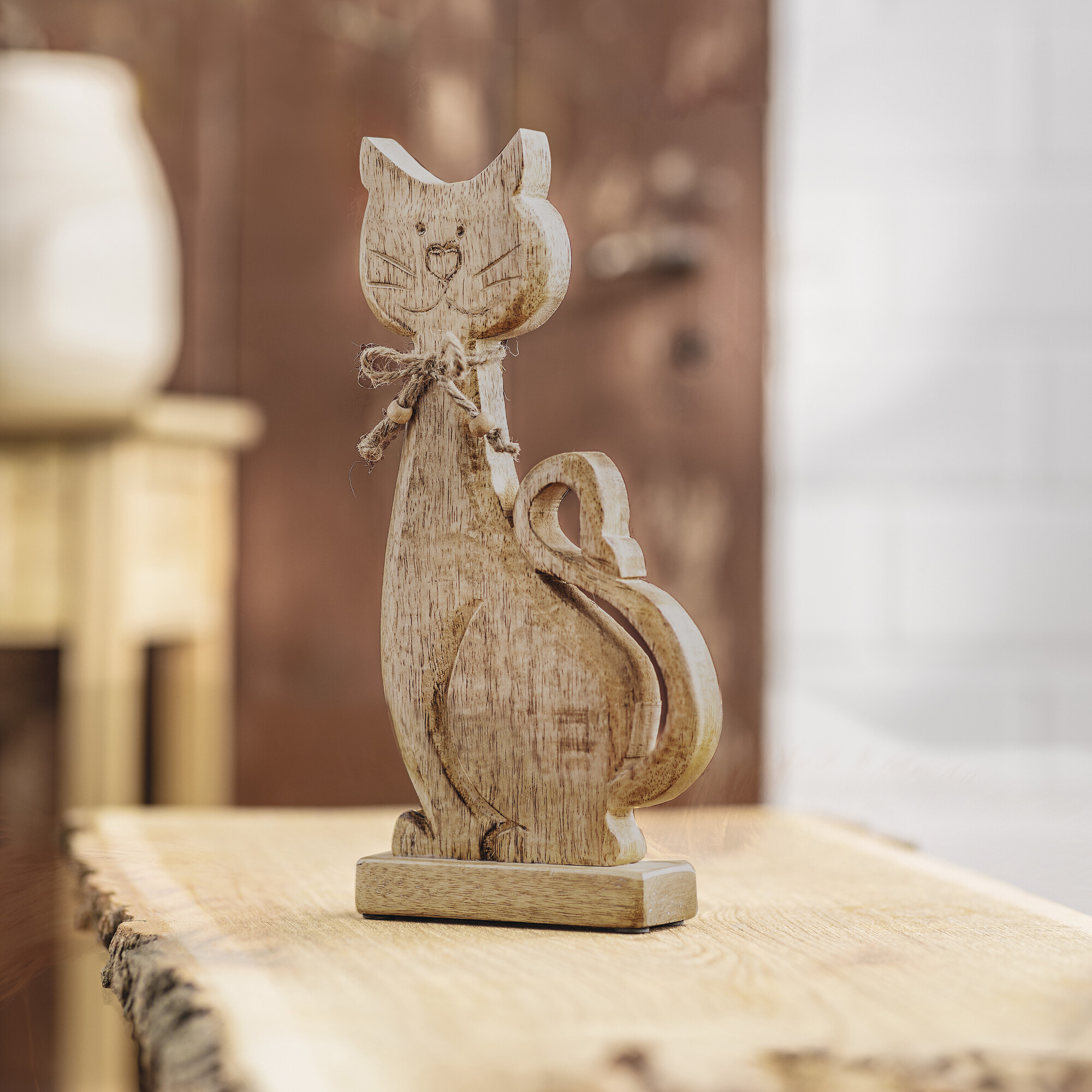 Figur "Kätzchen"  im Frank Flechtwaren Online Shop kaufen