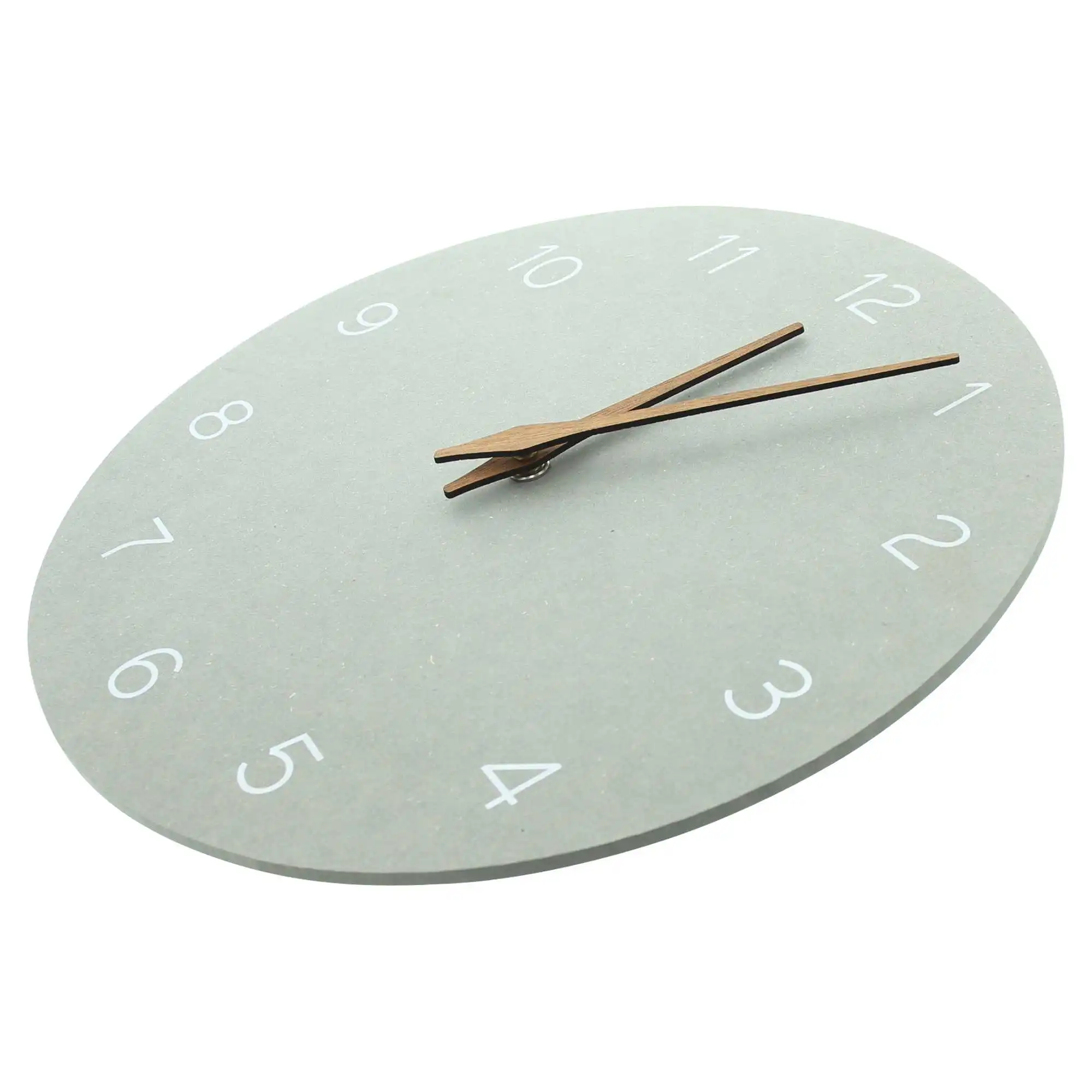 Wanduhr "Grau"  im Frank Flechtwaren Online Shop für Uhren kaufen