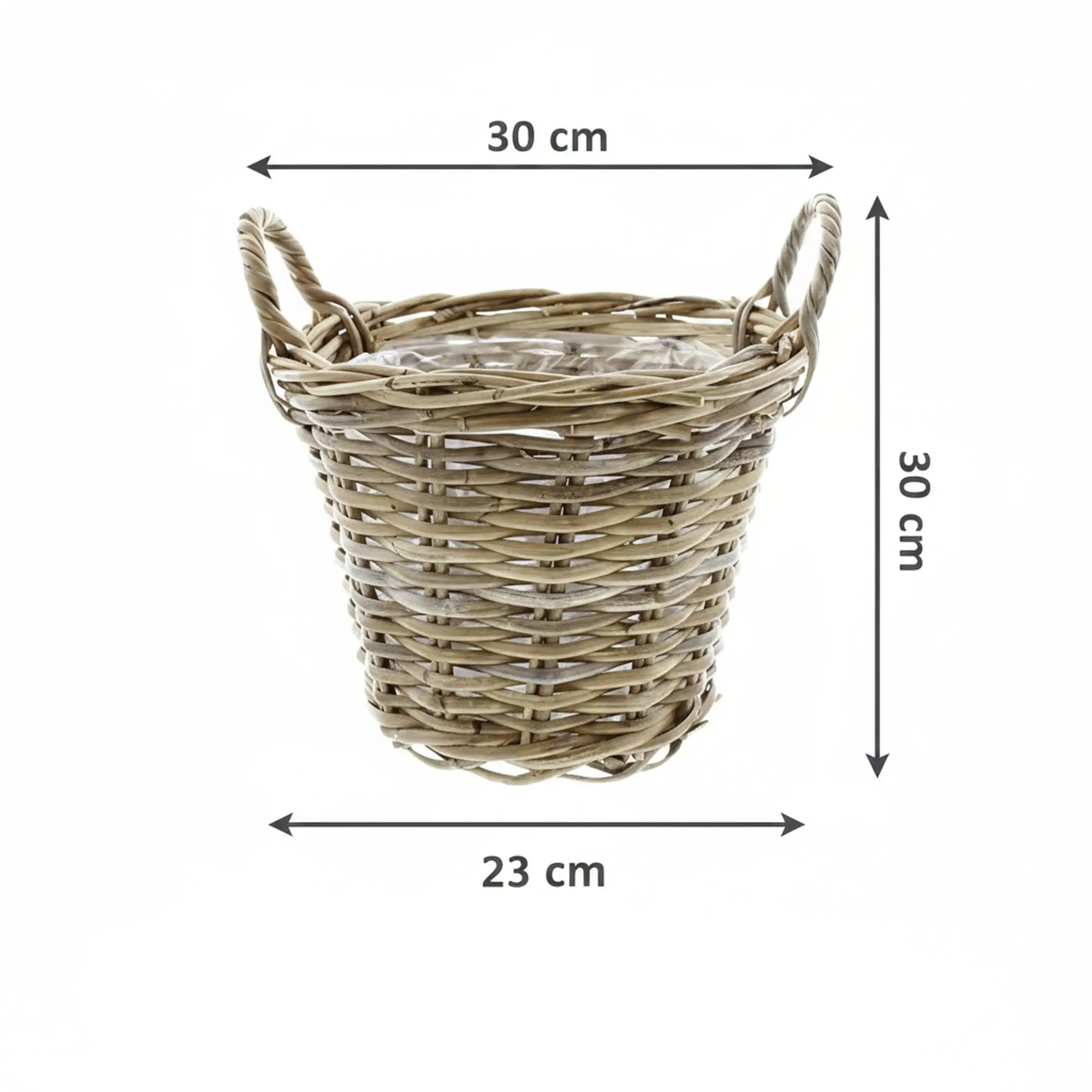 Pflanzkorb "Rattan", klein  im Frank Flechtwaren Online Shop für Bunter Ostergarten kaufen