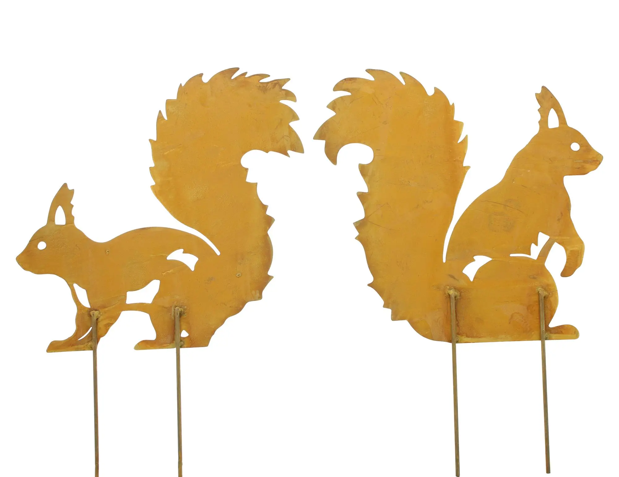 Gartenstecker "Eichhörnchen", 2er Set  im Frank Flechtwaren Online Shop für Gartenstecker kaufen