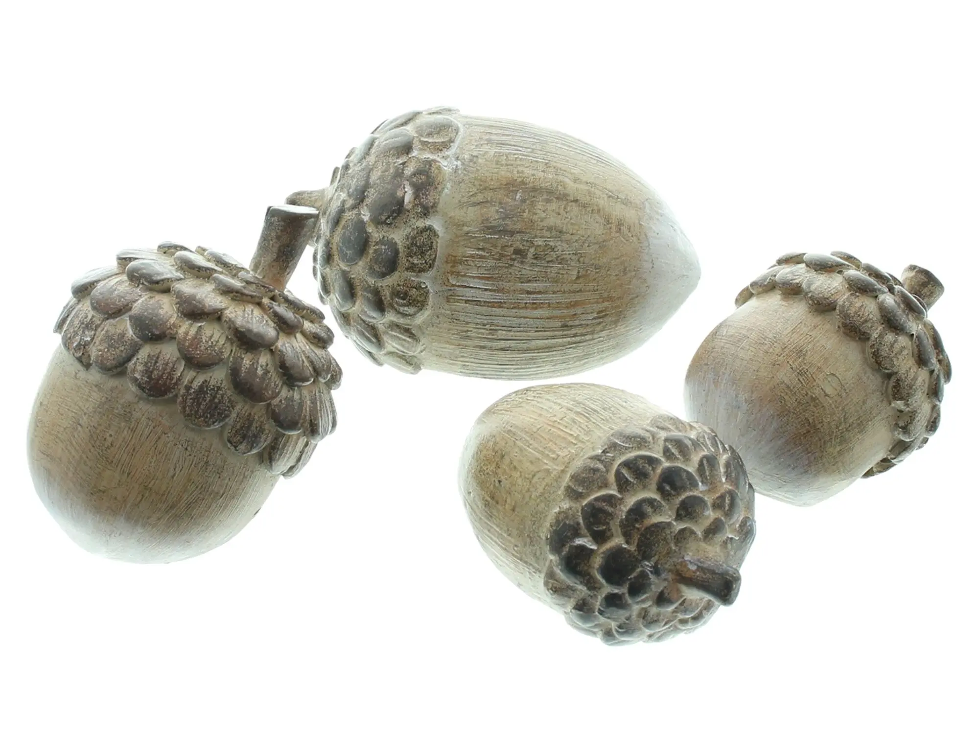 Herbst-Deko "Eichel", 4er Set  im Frank Flechtwaren Online Shop für Waldspaziergang kaufen