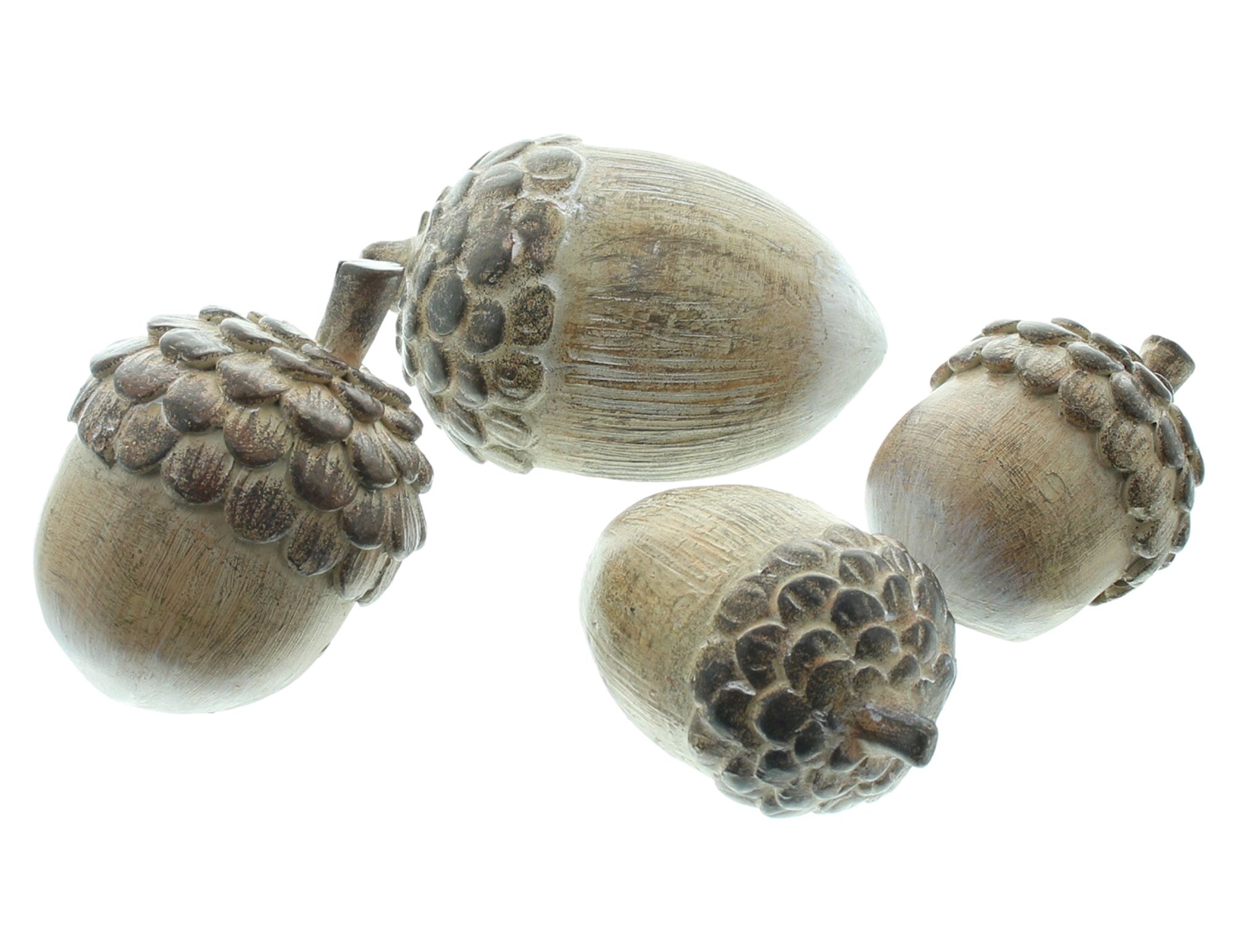 Herbst-Deko "Eichel", 4er Set  im Frank Flechtwaren Online Shop kaufen