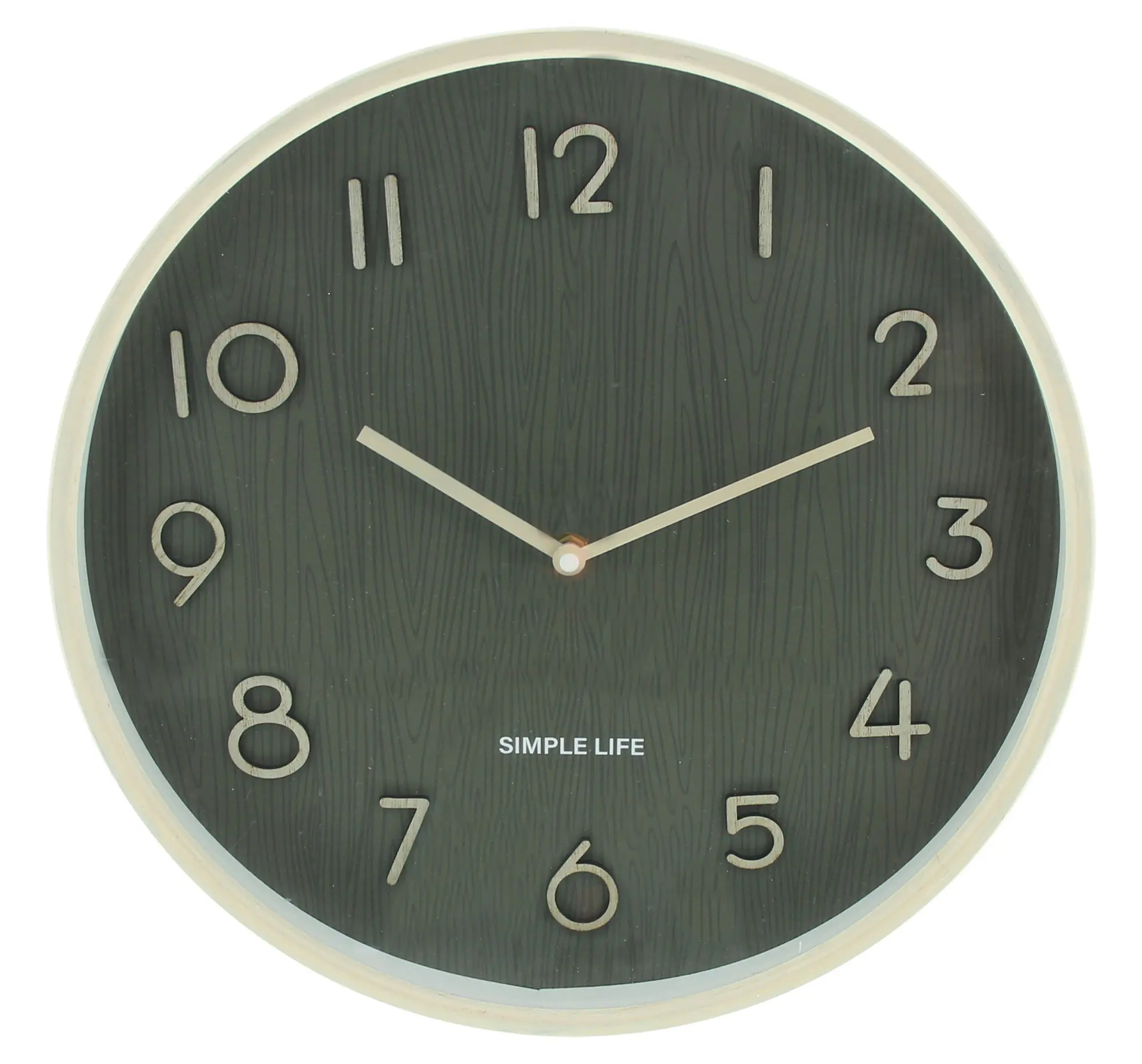 Wanduhr "Simple Life"  im Frank Flechtwaren Online Shop für Wanddeko kaufen