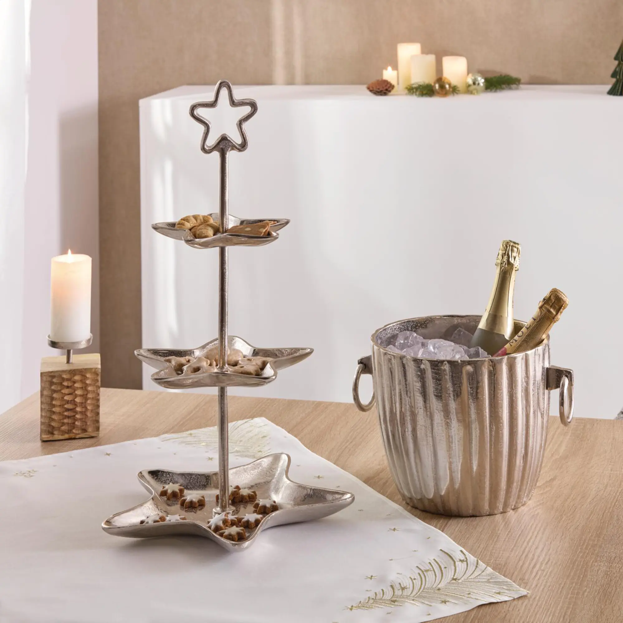 Etagere "Silberstern"  im Frank Flechtwaren Online Shop kaufen