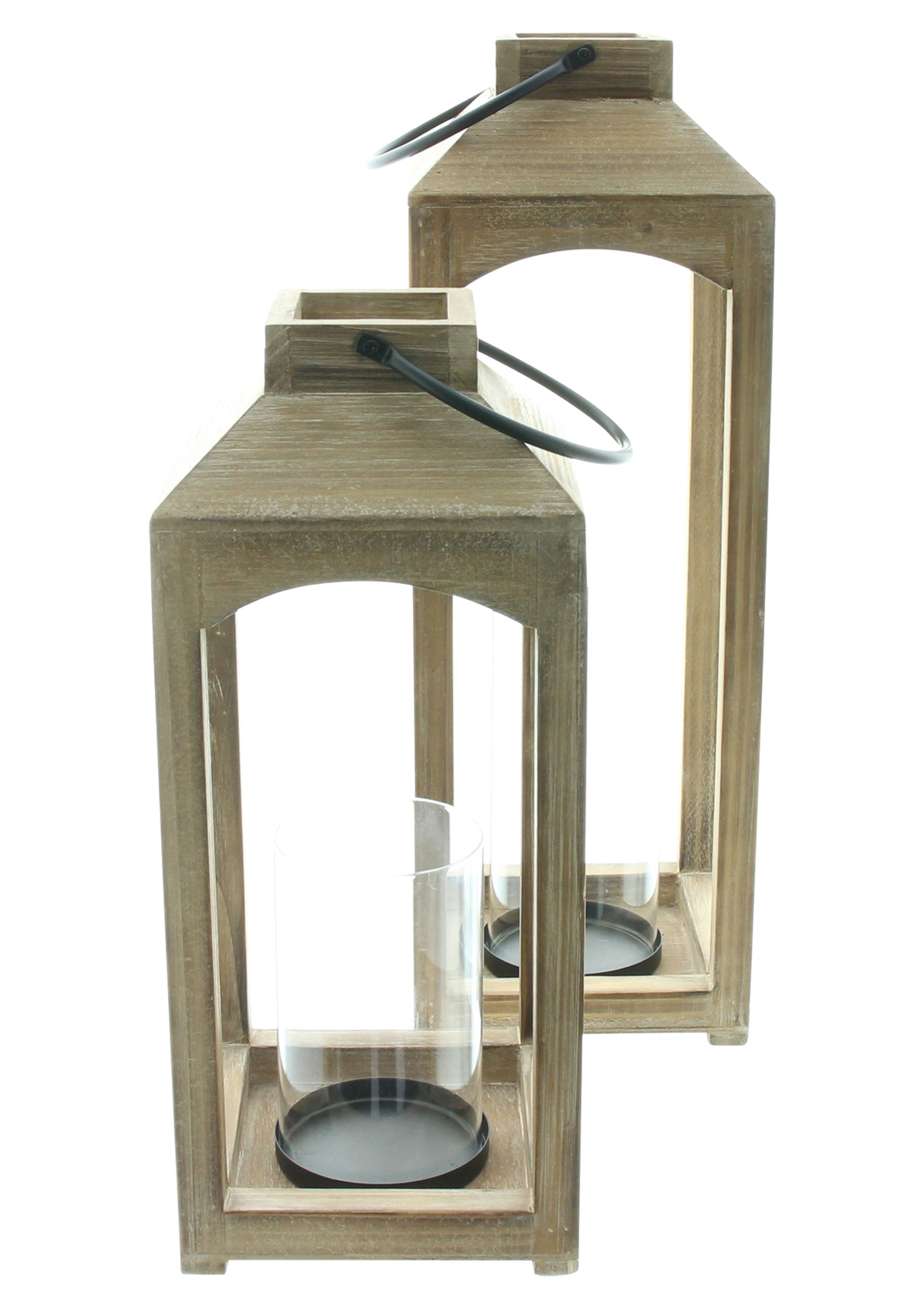 Laterne "Wood", 2er Set im Frank Flechtwaren Online Shop für Laternen kaufen Laterne "Wood", 2er Set im Frank Flechtwaren Online Shop für Laternen kaufen